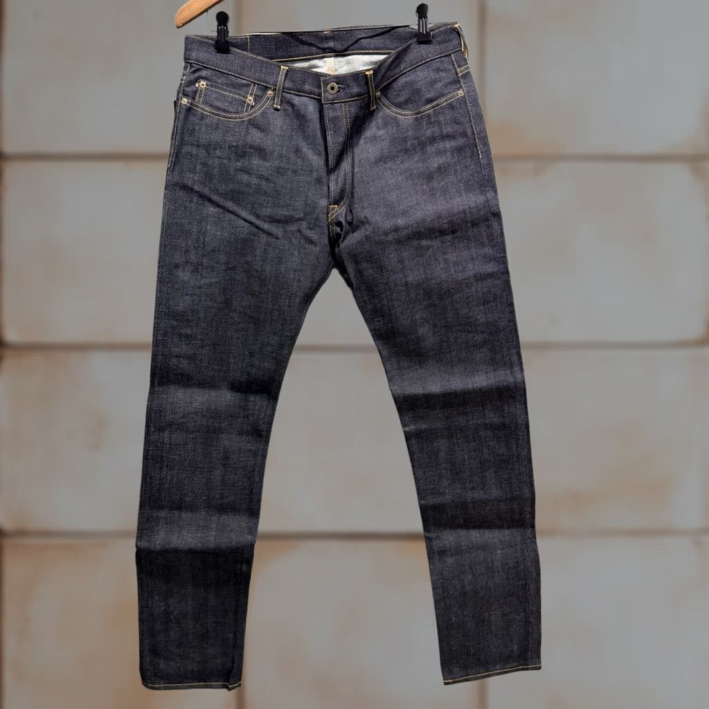 Japan Blue Japan Blue Jeans Mens Raw Selvedge Slim Tapered Denim Jeans Blue 32x35 New With Tags Size US 32 / EU 48 - 1 Thumbnail