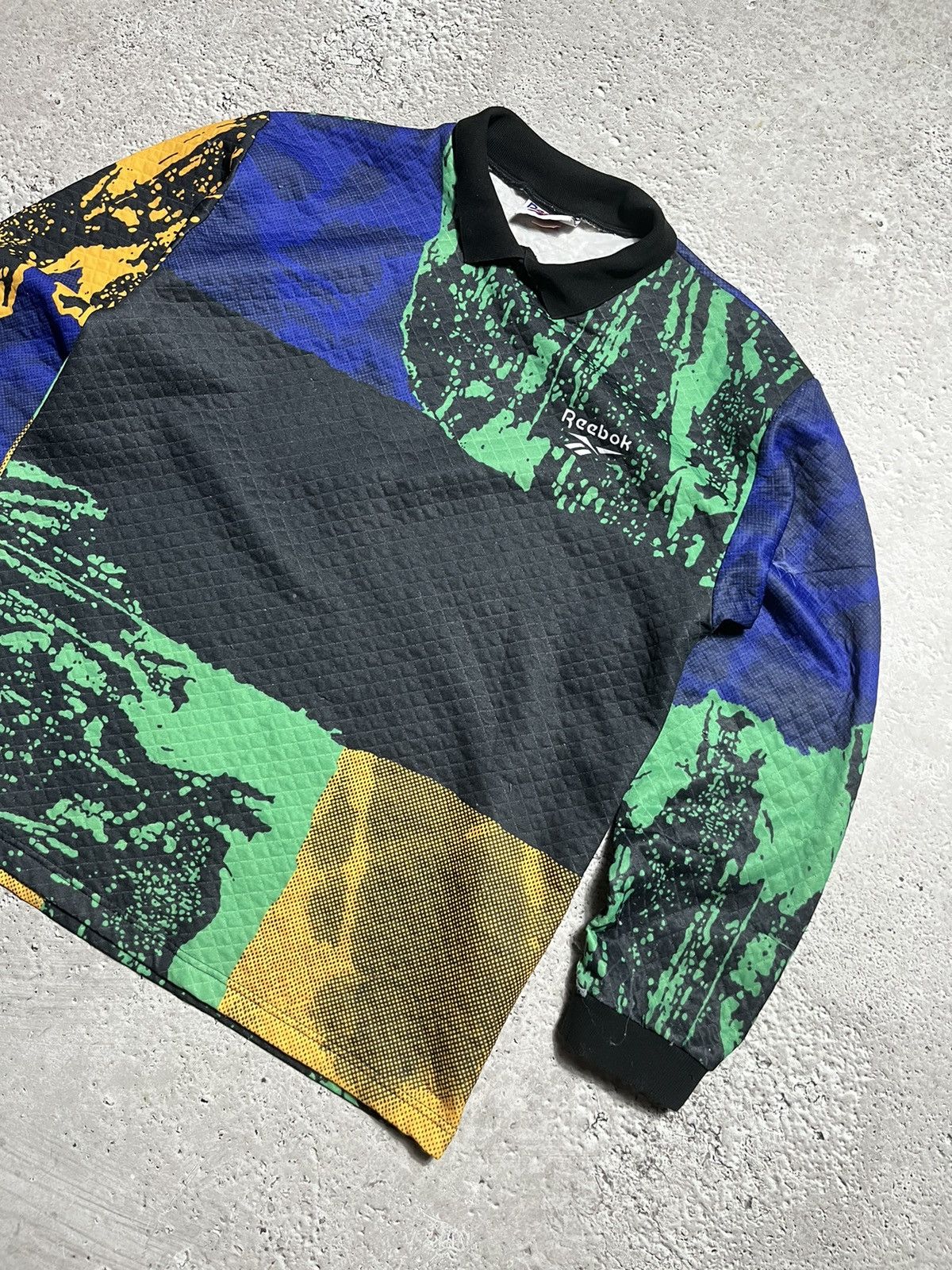 Vintage Vintage Reebok Goalkeeper Jersey – Rare 90s Retro Football Size US L / EU 52-54 / 3 - 2 Thumbnail