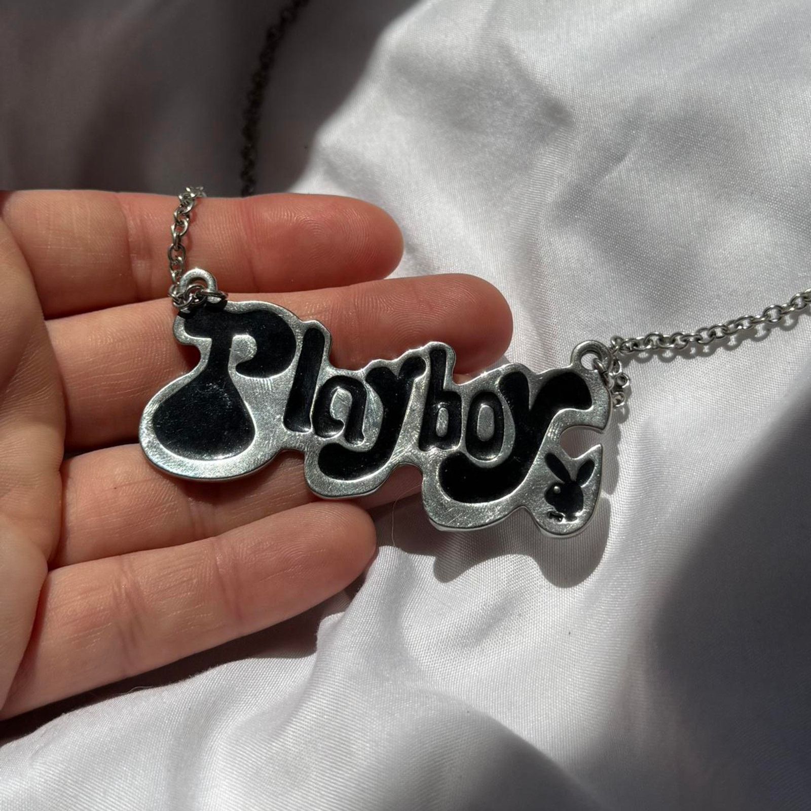 Playboy 🖤 Vintage Playboy logo necklace Size ONE SIZE - 1 Thumbnail