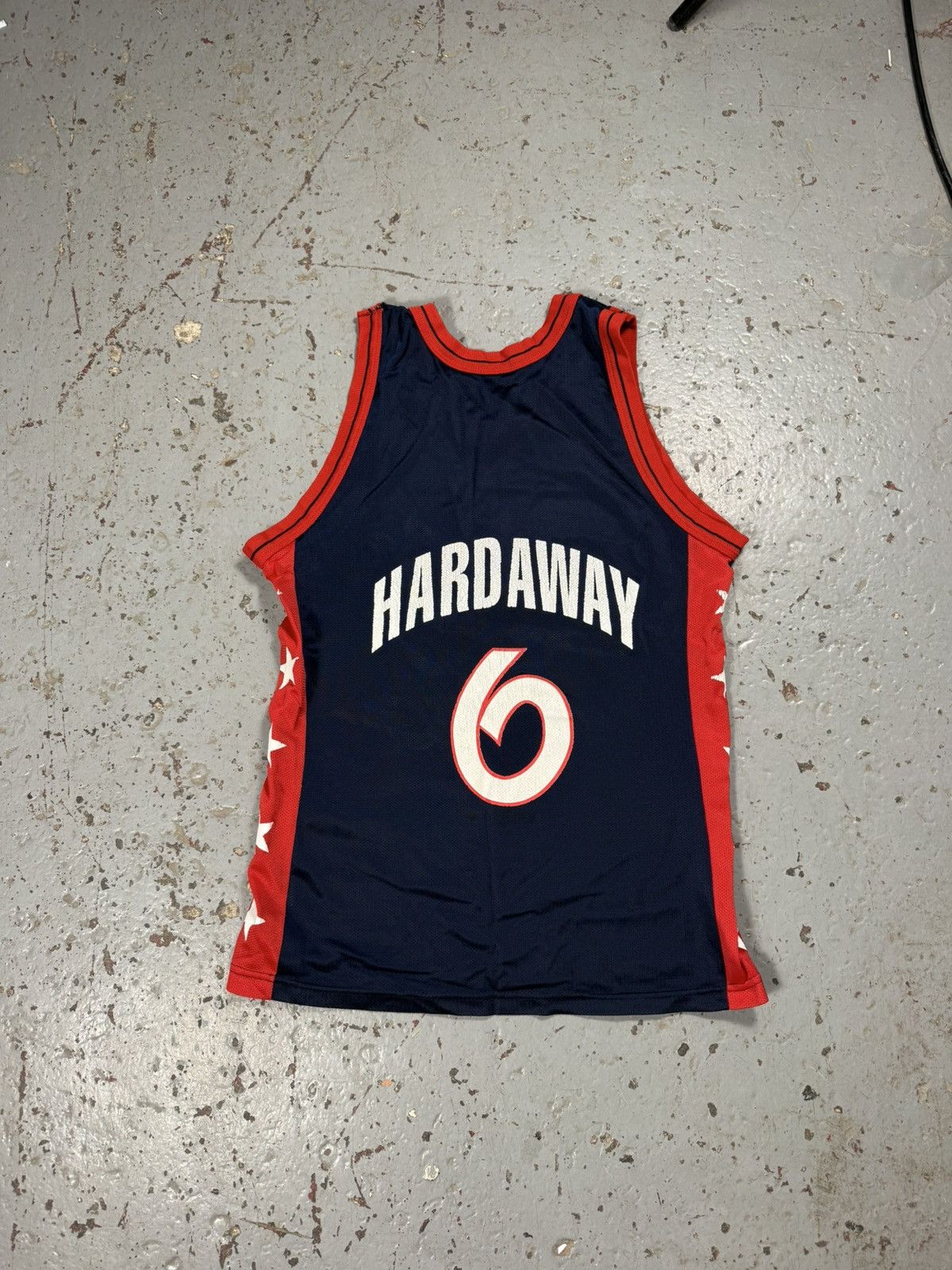 Other Insane Vintage Team USA Hardaway Champion Basketball Jersey Size US L / EU 52-54 / 3 - 5 Thumbnail