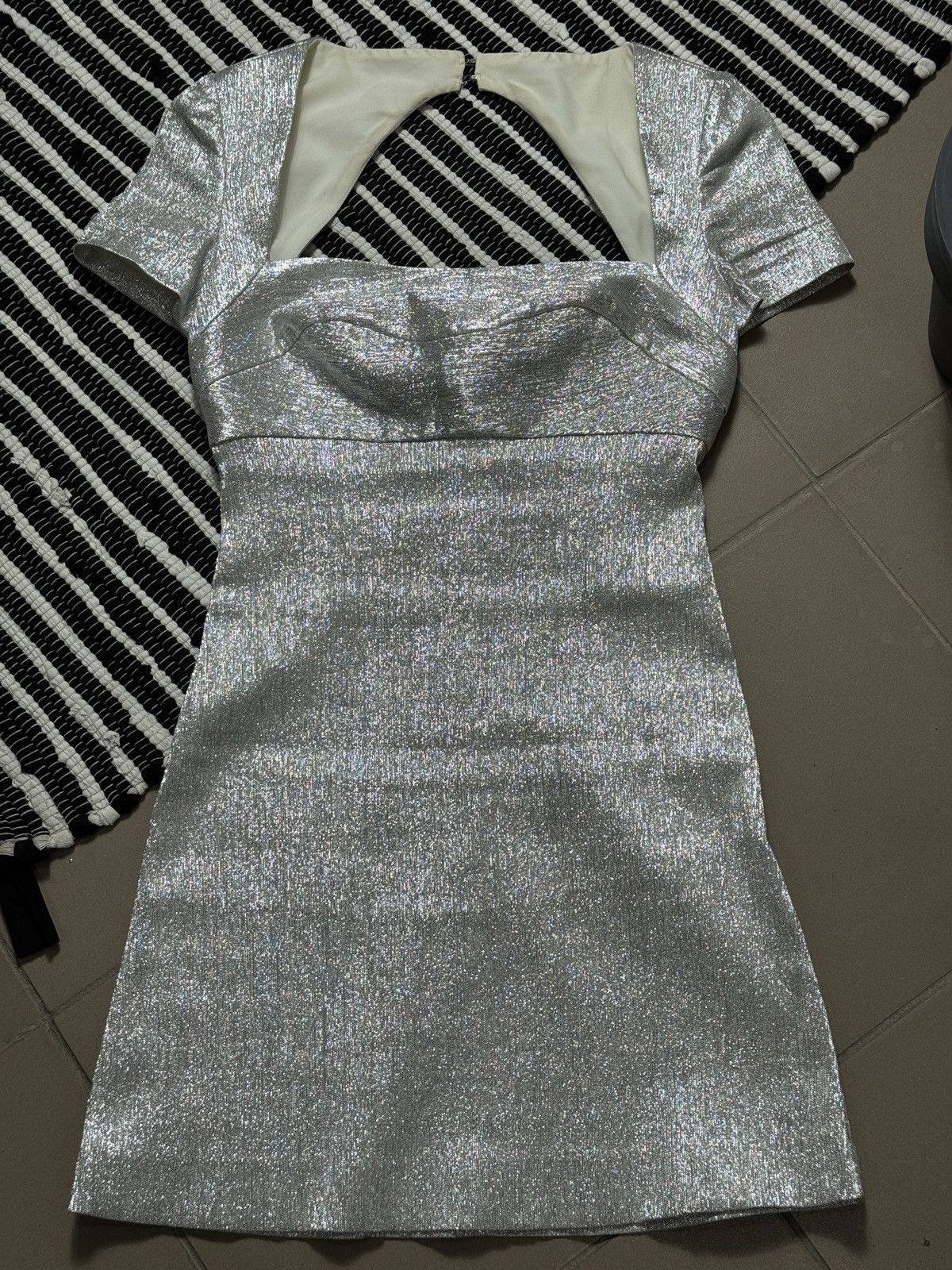 Sandro VINTAGE SANDRO IRIDESCENT 2000s DISCO MINI DRESS Size S / US 4 / IT 40 - 5 Thumbnail