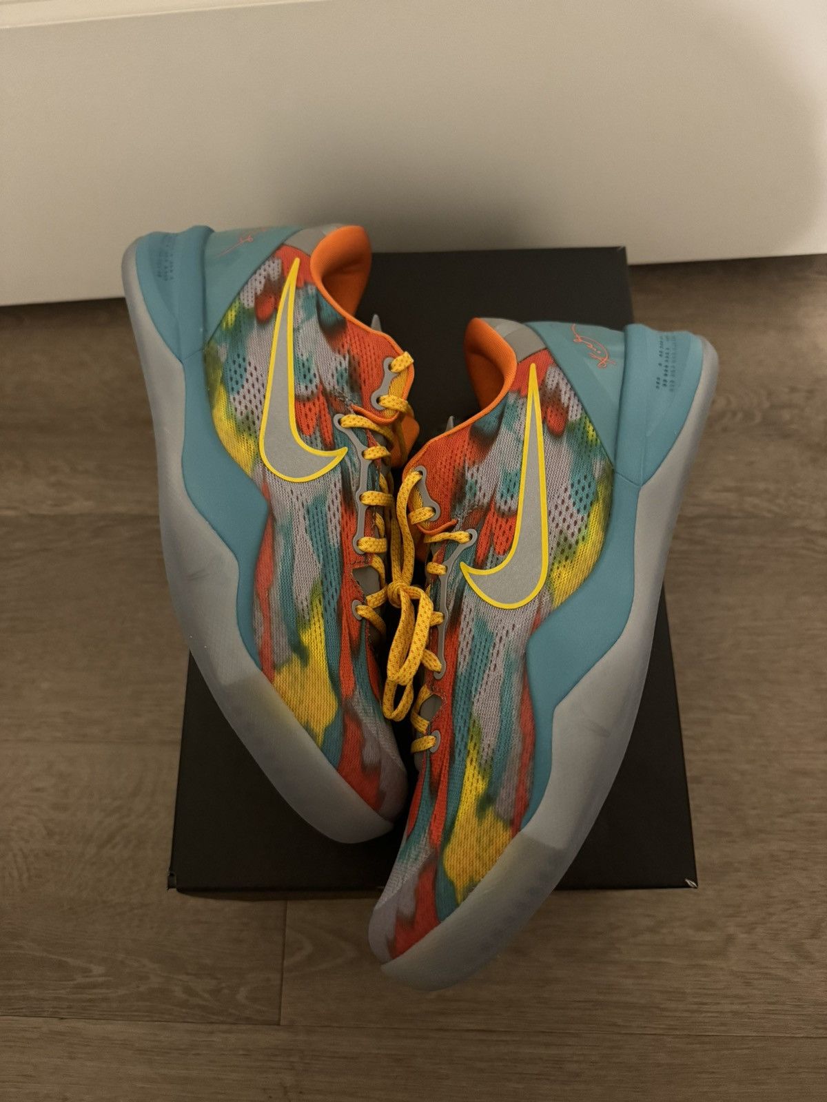 image of Nike Kobe 8 Protro Venice Beach Shoes in Grey, Men's (Size 10.5)