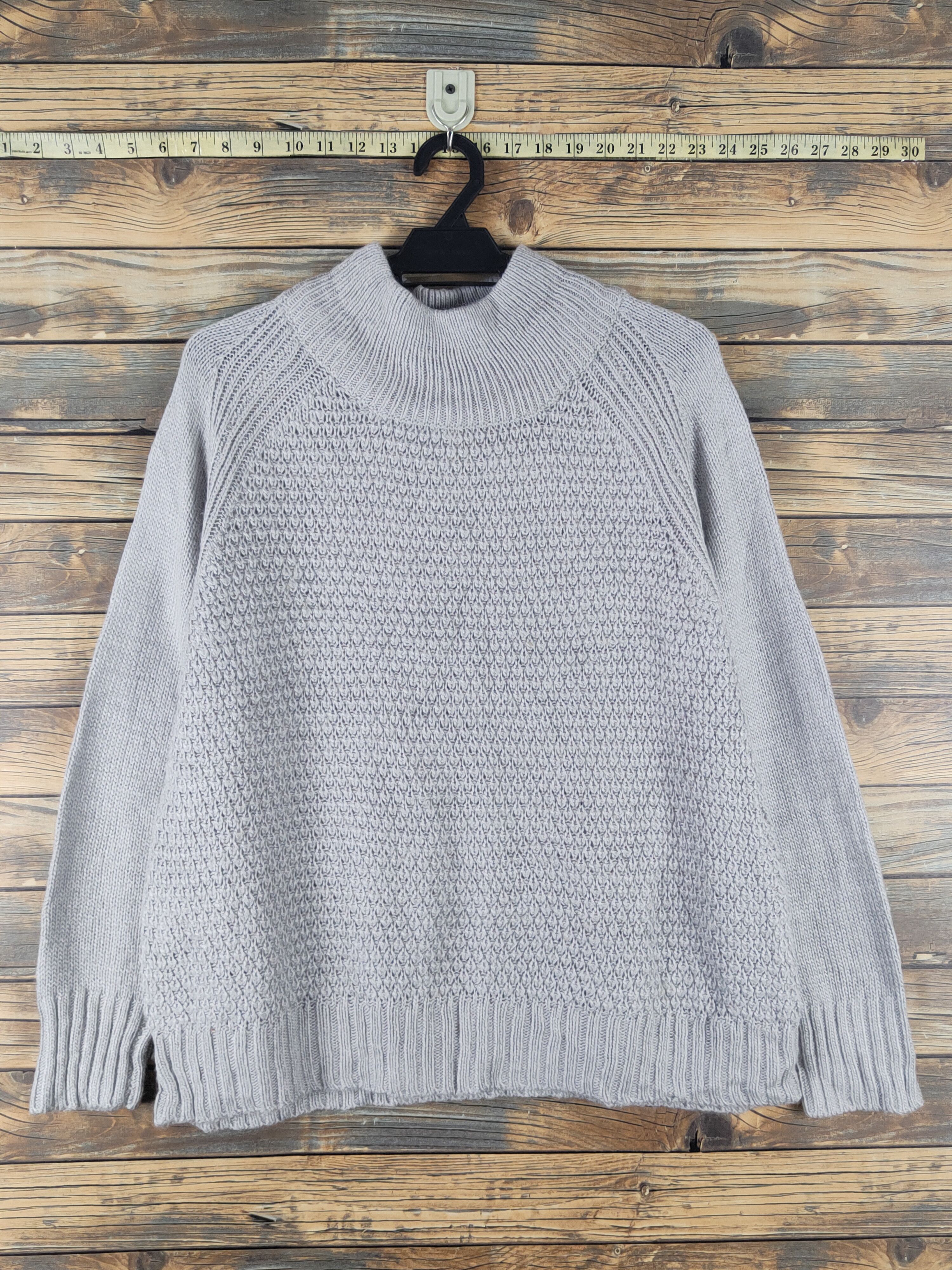 Japanese Brand × Vintage Topvalu Gray Knitwear Sweatshirts #W1764 Size L / US 10 / IT 46 - 1 Thumbnail