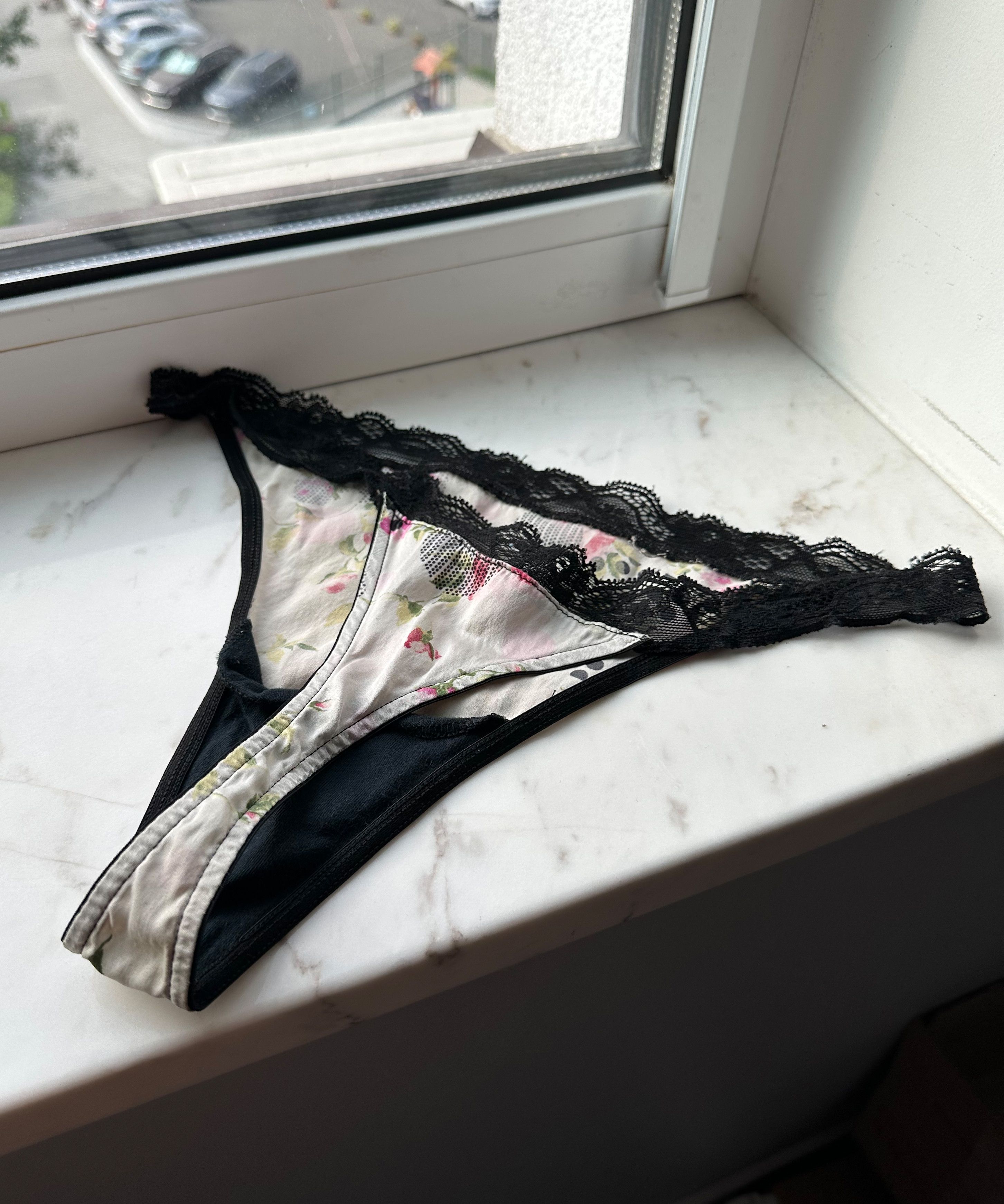 Dior 🔴 DIOR Underwear Logo Bikini Printed Silk Intimates Black Size ONE SIZE - 3 Thumbnail