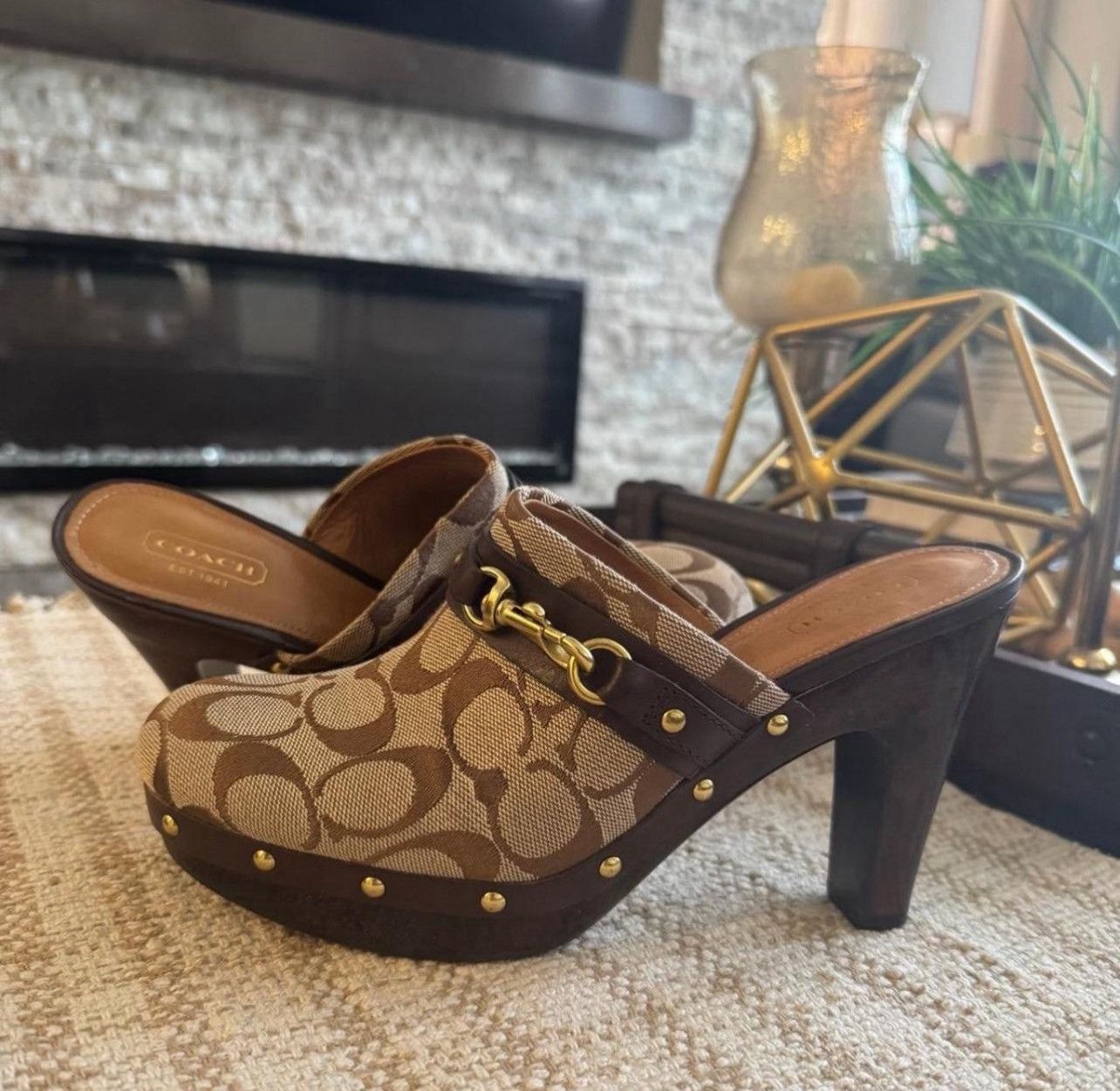 Coach Vintage 80’s Coach Heels (7.5w) Size US 7.5 / IT 37.5 - 1 Thumbnail
