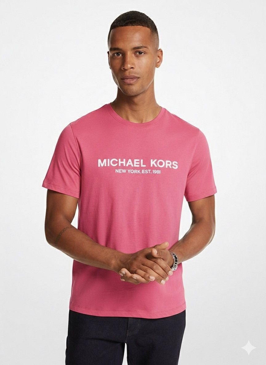 Michael Kors DO NOT BUY ISO this particular Michael Kors logo shirt- PINK Size XL / US 12-14 / IT 48-50 - 1 Preview