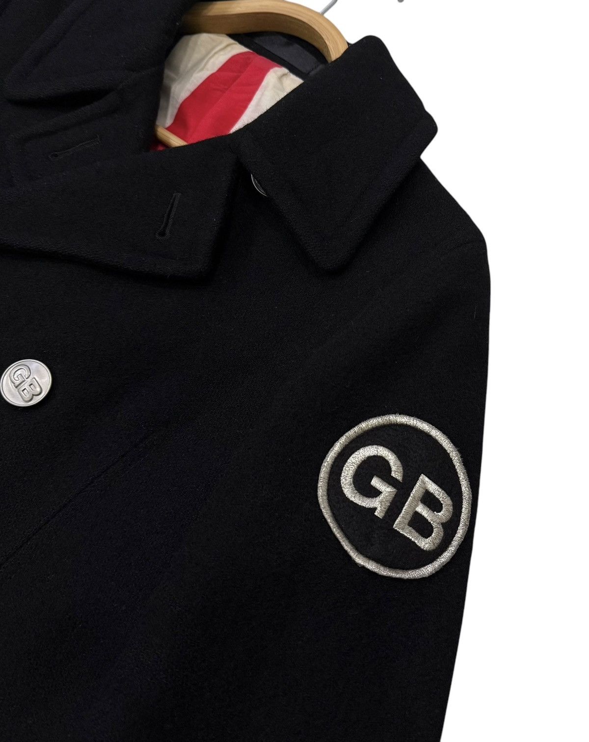Japanese Brand Vintage GB Made In Japan Double Breast Wool Jacket Size US S / EU 44-46 / 1 - 9 Thumbnail