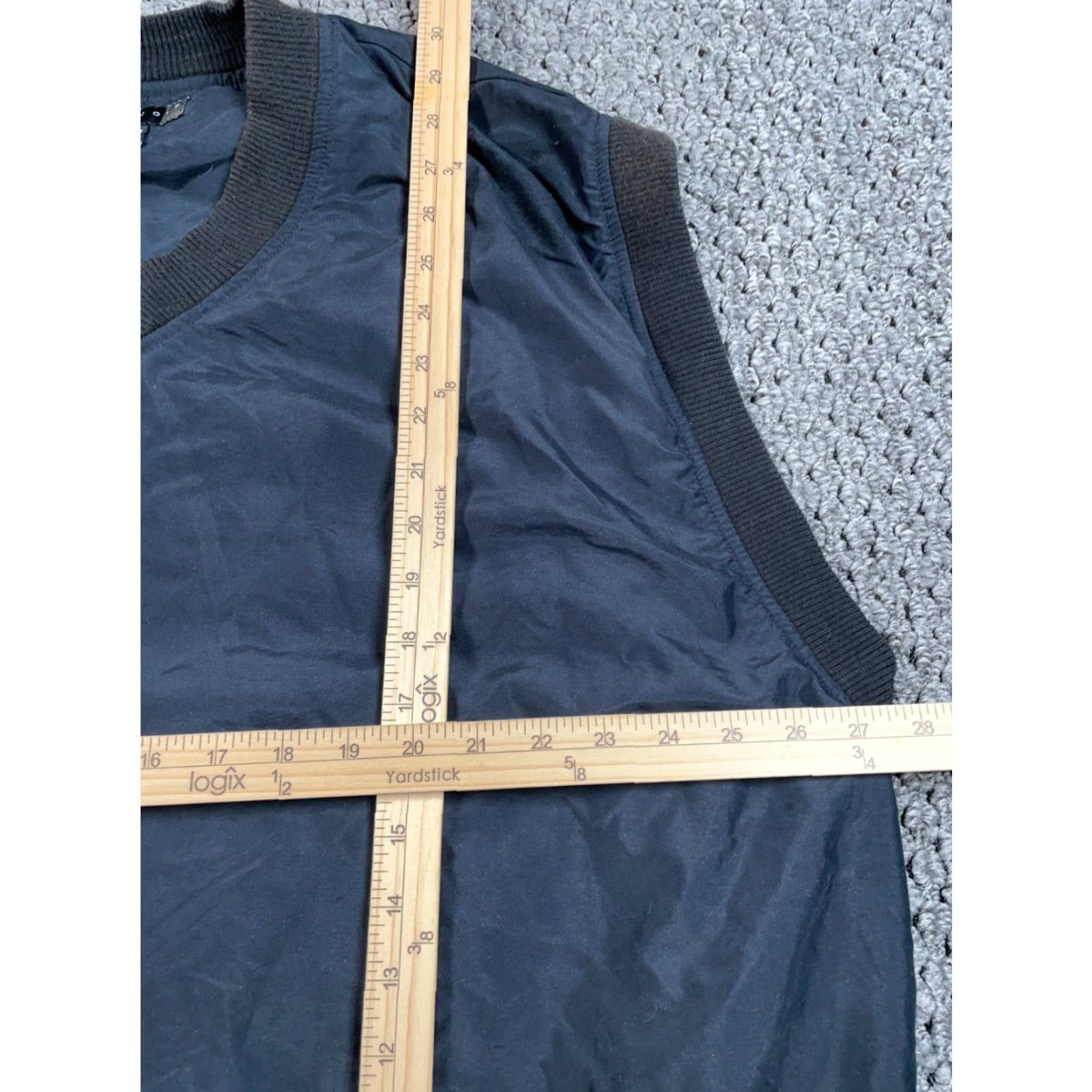 Nike Nike Golf V-Neck Windbreaker Vest Adult 2XL Black Lined Pullover Sports Ribbed Size US XXL / EU 58 / 5 - 6 Thumbnail