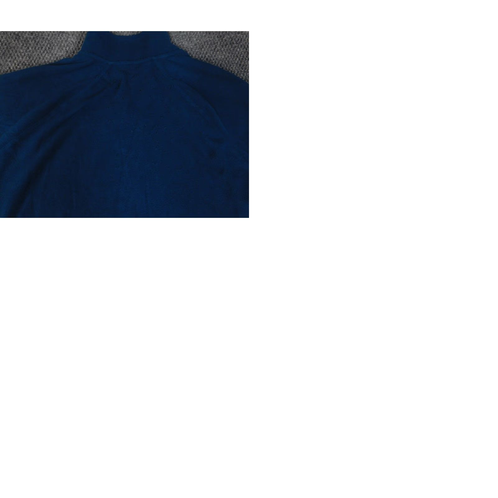 Old Navy Old Navy Womens Sweatshirt Full Zip XL Blue Activewear Lightweight Regular Logo Mock Neck Polyester Blended Fabric Womens Casual Sports Size XL / US 12-14 / IT 48-50 - 9 Thumbnail
