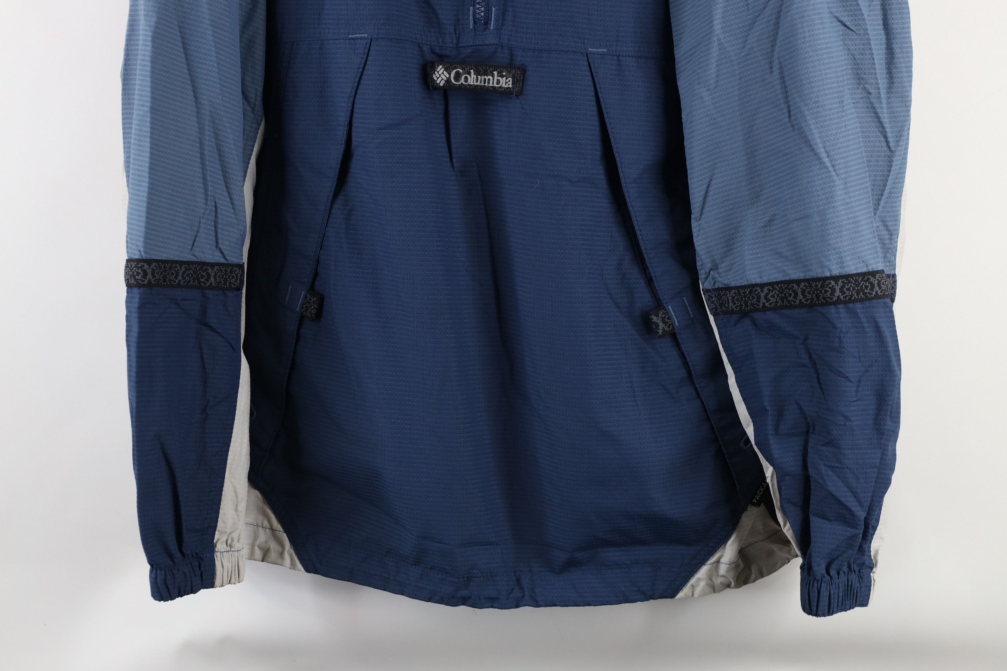 Columbia × Vintage Vintage 90s Columbia Half Zip Packable Hooded Anorak Jacket Size US M / EU 48-50 / 2 - 3 Thumbnail