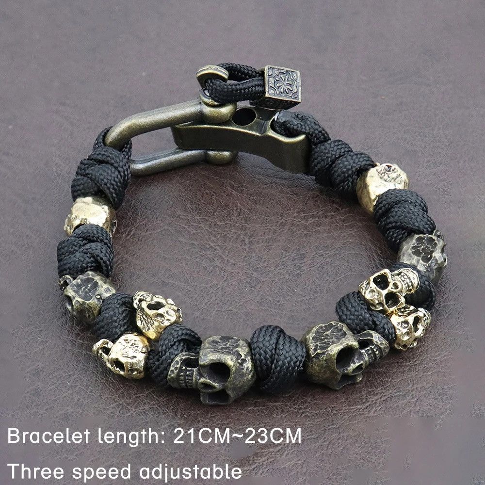 Vintage Adjustable Skeleton Bangles Amulet Bracelets Size ONE SIZE - 3 Thumbnail