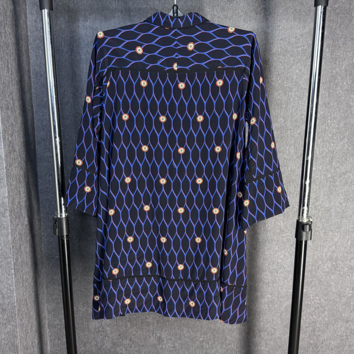 Kenzo Kenzo x H&M Pure Silk Dress Logo Print Size S Rare Collab Size S / US 4 / IT 40 - 7 Thumbnail