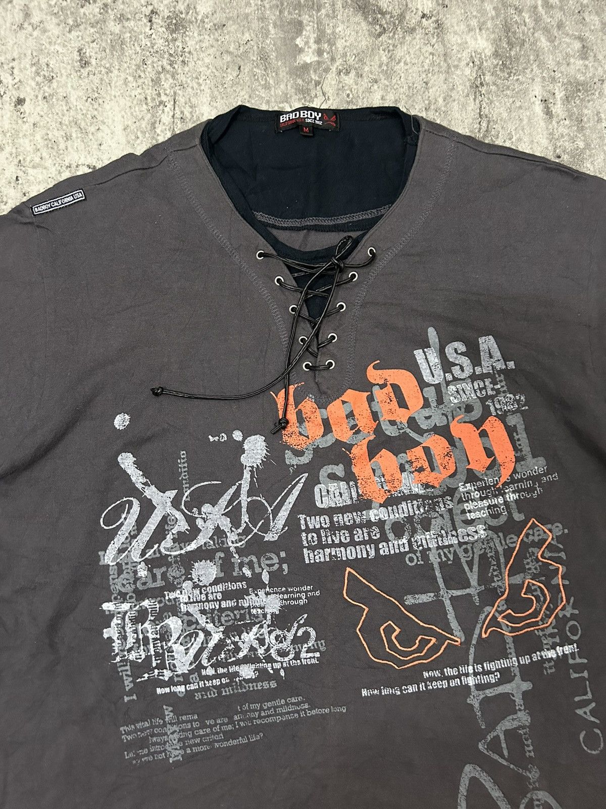 Vintage Vintage Badboy Poem Style Double layered Lance up Size US M / EU 48-50 / 2 - 2 Thumbnail