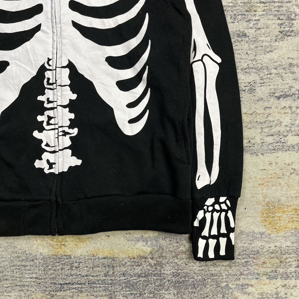 Japanese Brand Clash Ahead skeleton full zip hoodie Size US M / EU 48-50 / 2 - 3 Thumbnail