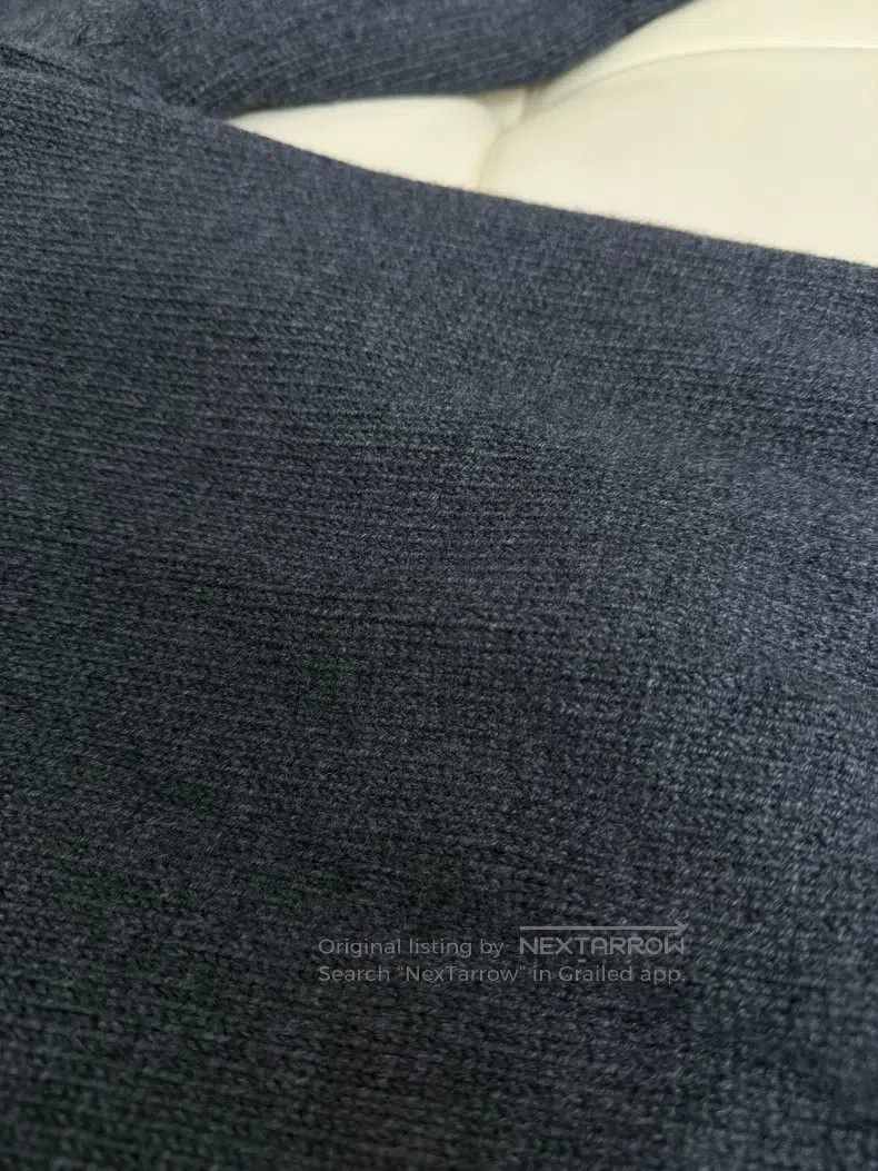 Hermes Hermes Carbon Gray Cashmere Mid-Sleeve Men's Pullover Swea Size US XL / EU 56 / 4 - 7 Thumbnail