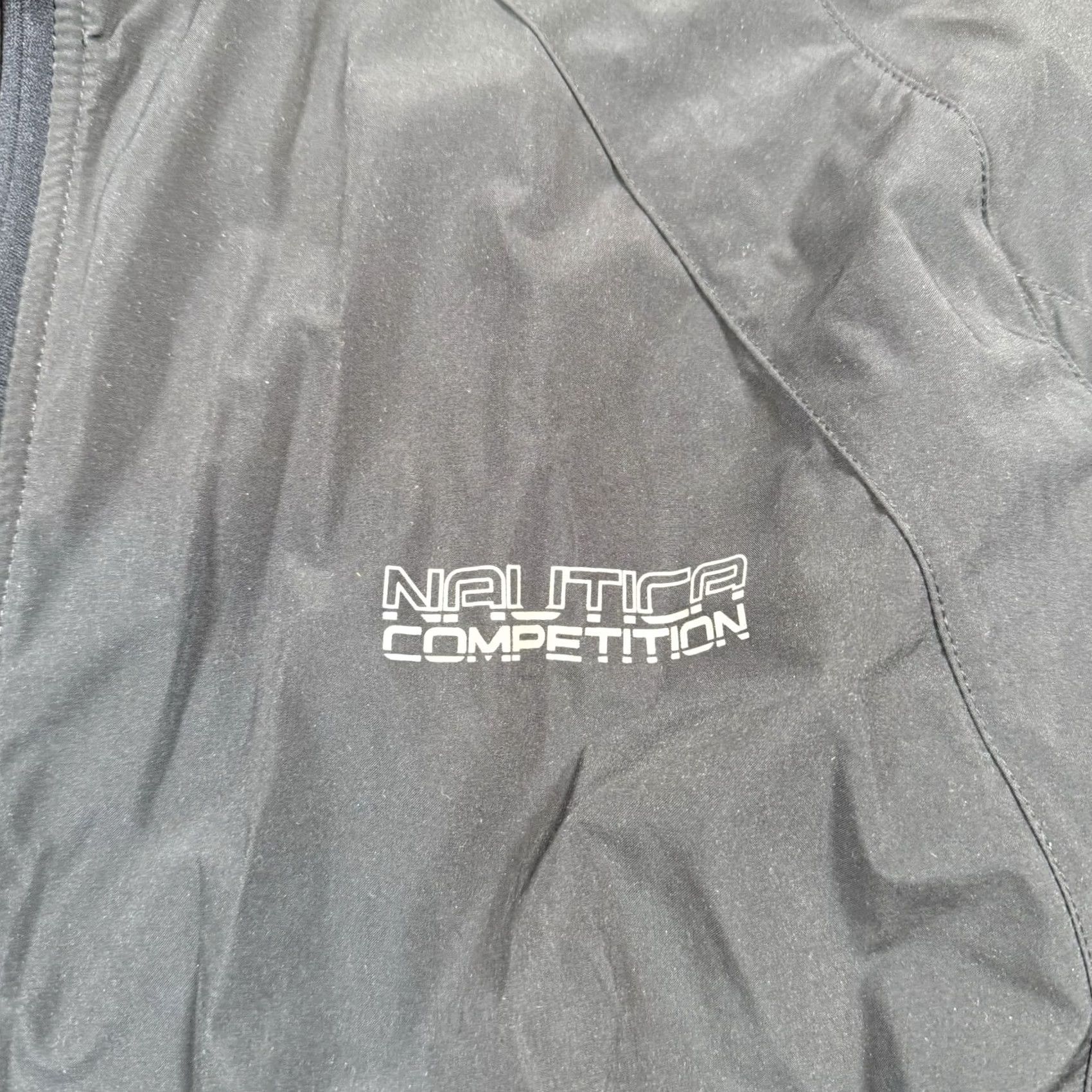 Nautica VINTAGE Nautica Competition Jacket Windbreaker Mens XL Black Full Zip Sailing Size US XL / EU 56 / 4 - 3 Thumbnail