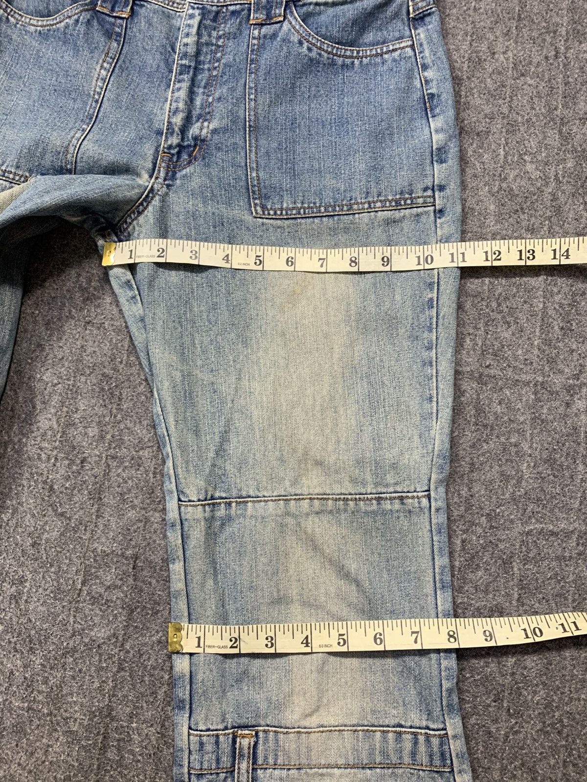 Japanese Brand Cyber Punk Bondage Anime Character Denim Jeans Size 27" / US 4 / IT 40 - 10 Thumbnail