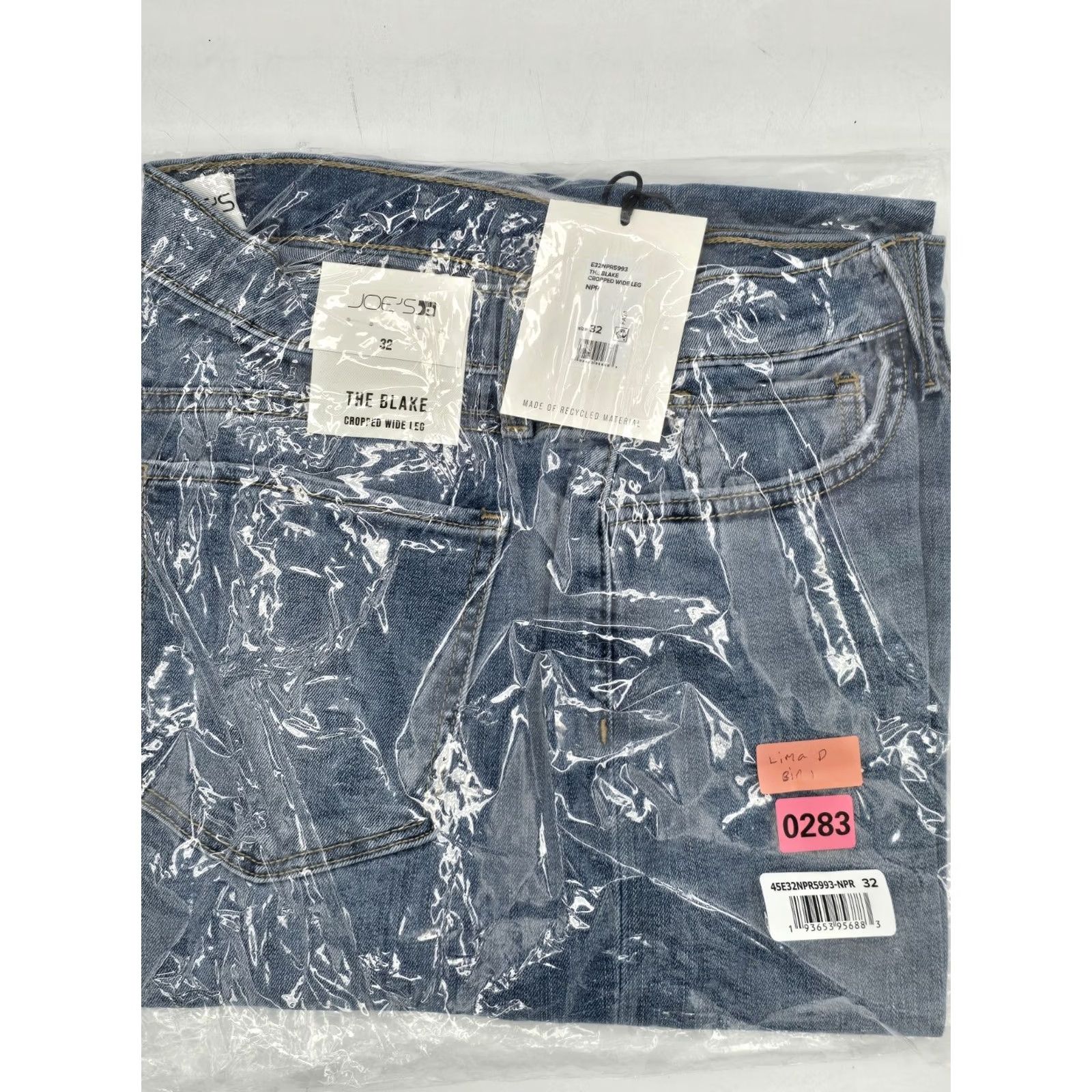 Vintage NWT Joe's The Blake High Rise Crop Wide Leg Jean - No Promises - Sz 32 Womens Jeans Size 24" / US 00 / IT 34 - 2 Thumbnail