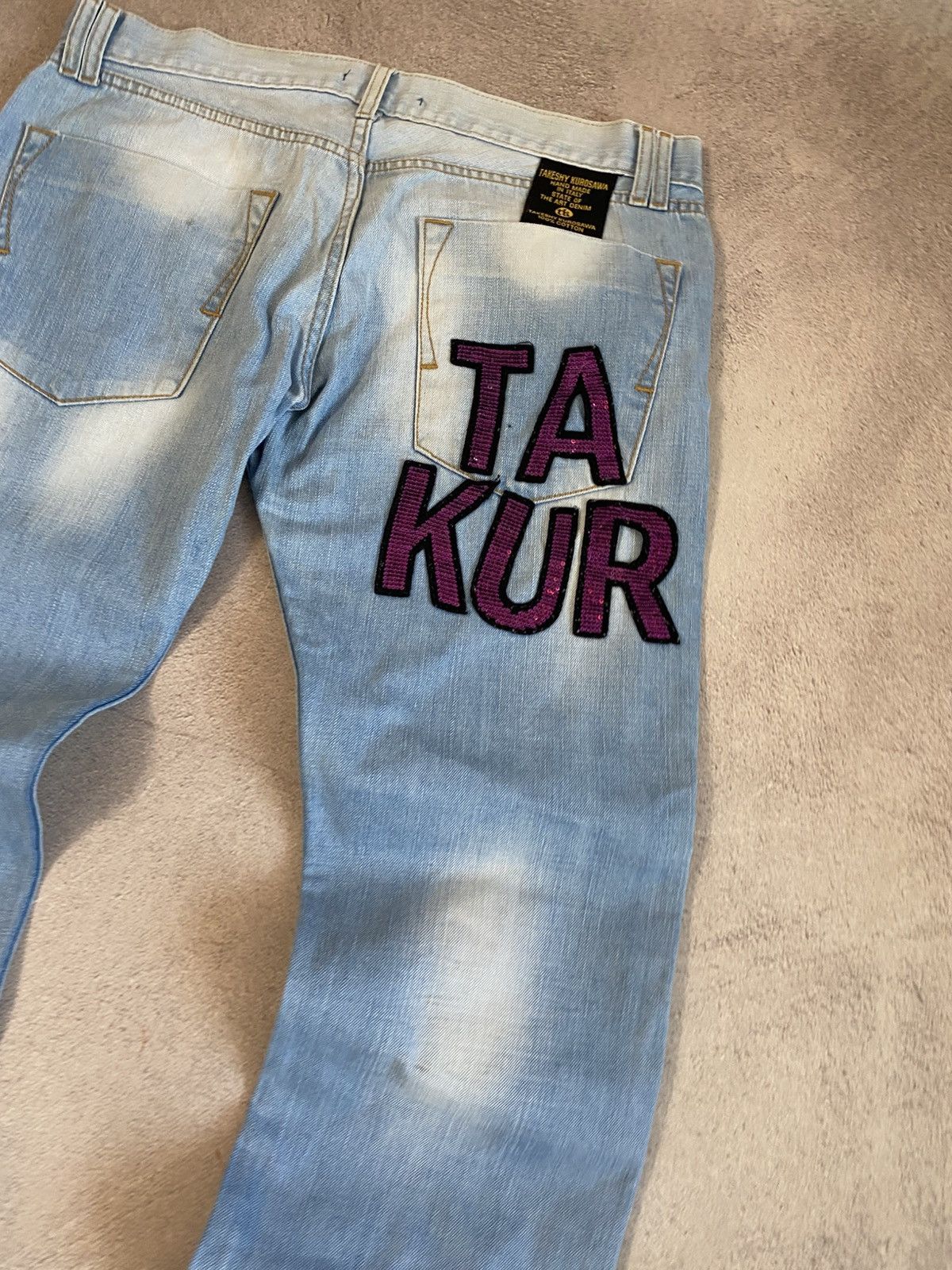 Japanese Brand Baggy Faded Pants If Six Was Nine style y2k jeans Size US 33 - 4 Thumbnail