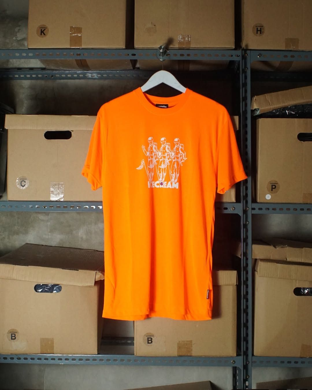 Icecream Billionaire Boys Club Icecream Neon Orange SS T-Shirt Size US L / EU 52-54 / 3 - 3 Thumbnail