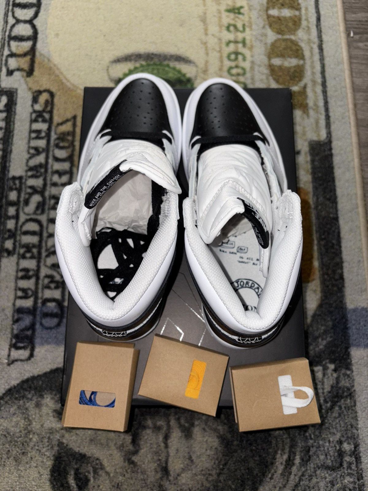 Fragment Design × Jordan Brand Jordan 1 Retro High OG SP Fragment x Union LA White Black Size US 8.5 / EU 41-42 - 6 Thumbnail