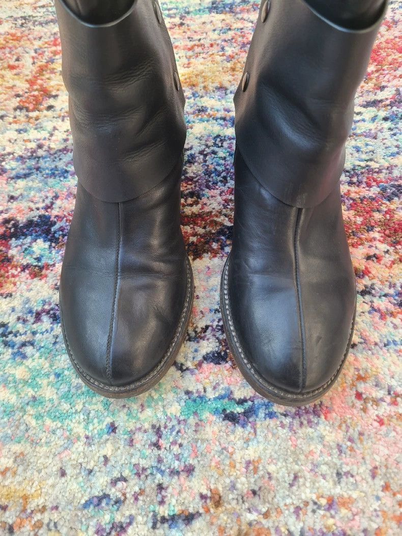 Ann Demeulemeester Ann Demeulemeester Women's Leather Boots-2506 Size US 6 / IT 36 - 2 Thumbnail