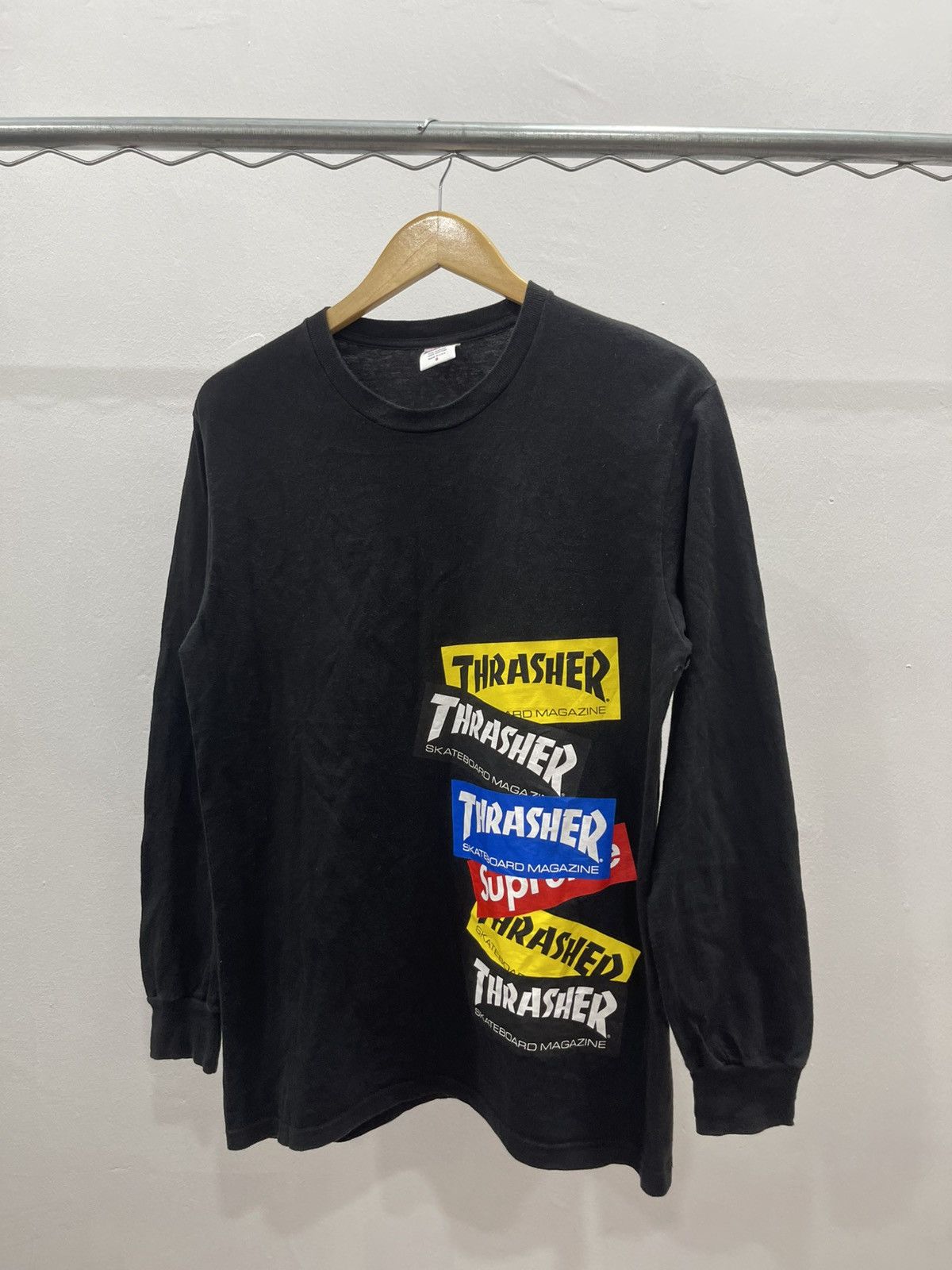 Supreme × Thrasher Supreme x Thrasher Multi Logo Long Sleeve Size US S / EU 44-46 / 1 - 2 Thumbnail