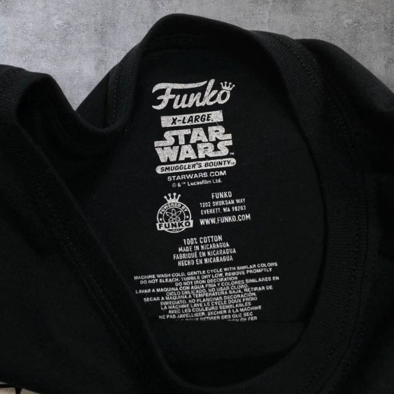 Vintage Funko Star Wars Smuggler’s Bounty Luke Skywalker Graphic T-Shirt XL Men Black Logo Front Graphic Size US XL / EU 56 / 4 - 3 Thumbnail