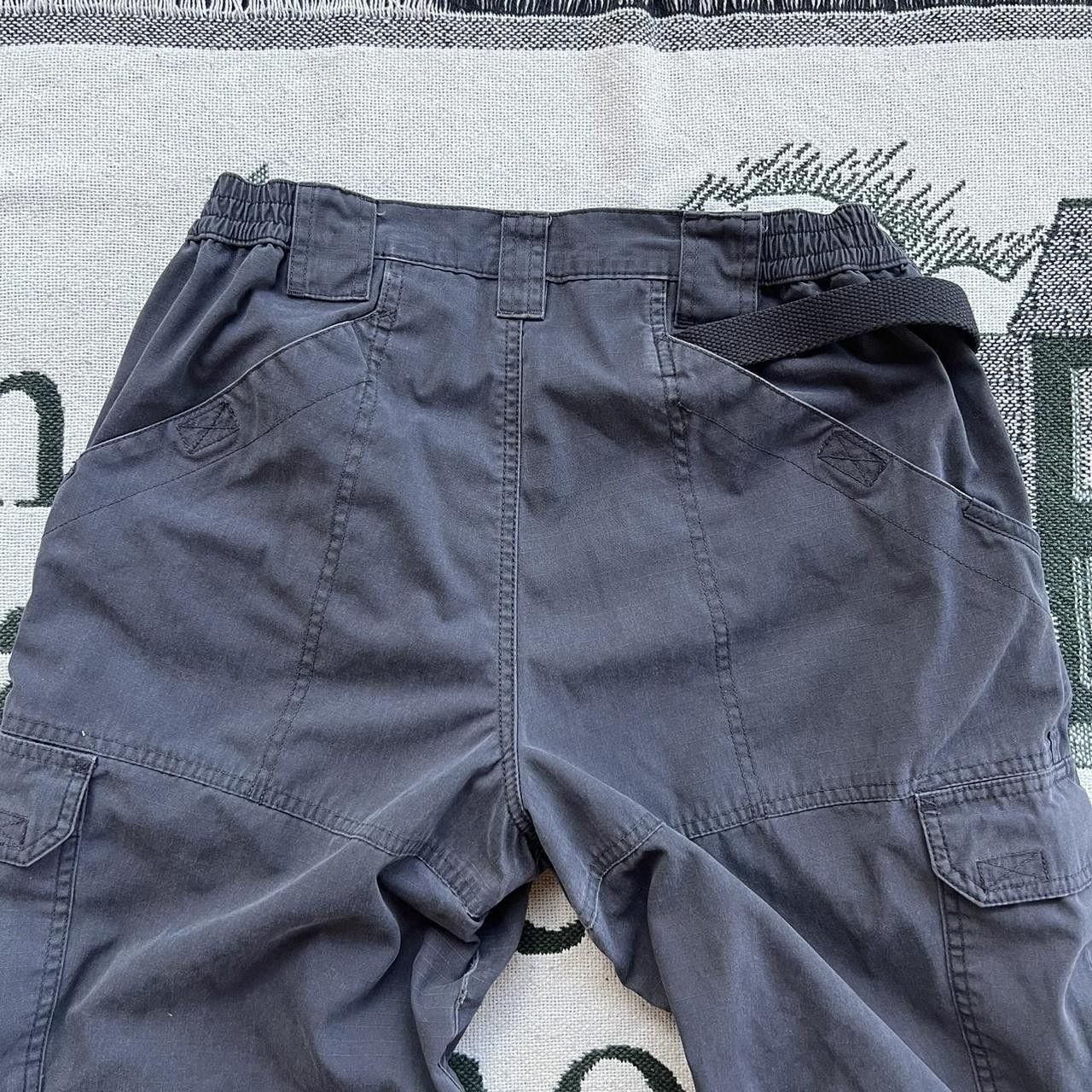Vintage Vintage Y2K/2000s Baggy Grunge Faded Black Skater Style Cargo Pants! Size US 32 / EU 48 - 7 Thumbnail