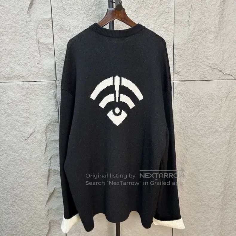 Balenciaga Balenciaga Back Wifi Sweater, Size S Size US S / EU 44-46 / 1 - 2 Thumbnail