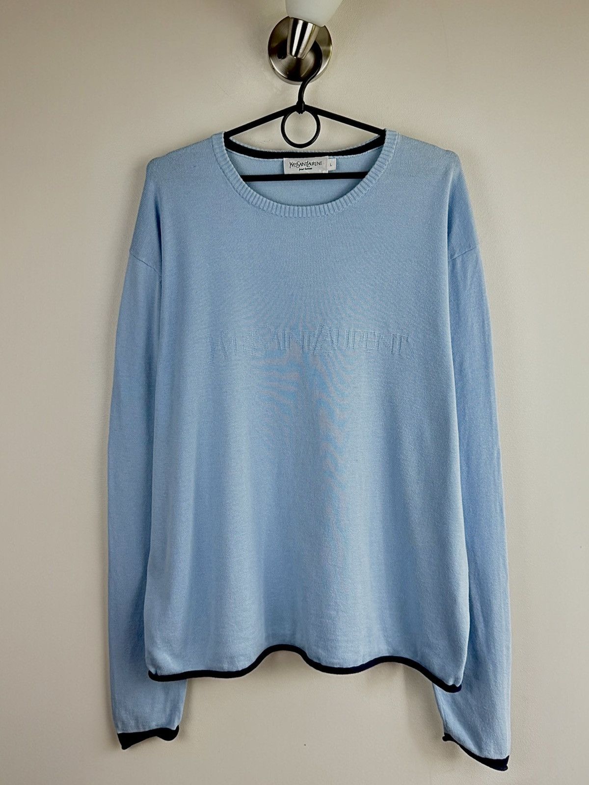 Vintage × Yves Saint Laurent Vintage sweater Yves Saint Laurent 90s original luxury item Size US L / EU 52-54 / 3 - 1 Thumbnail