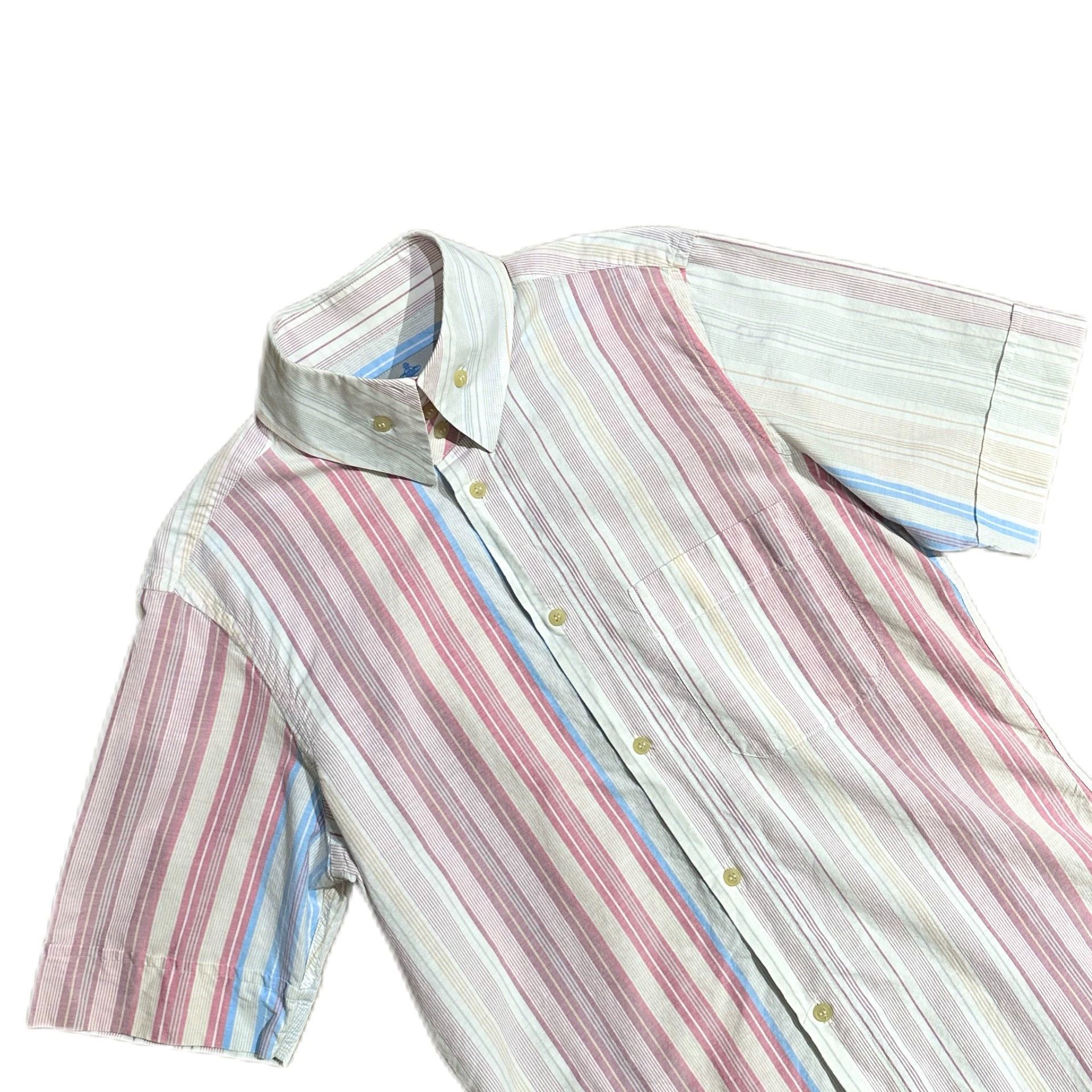 Vivienne Westwood Vivienne Westwood Man 2000s Early Stripe Panel Top Size 2M Size M / US 6-8 / IT 42-44 - 2 Thumbnail