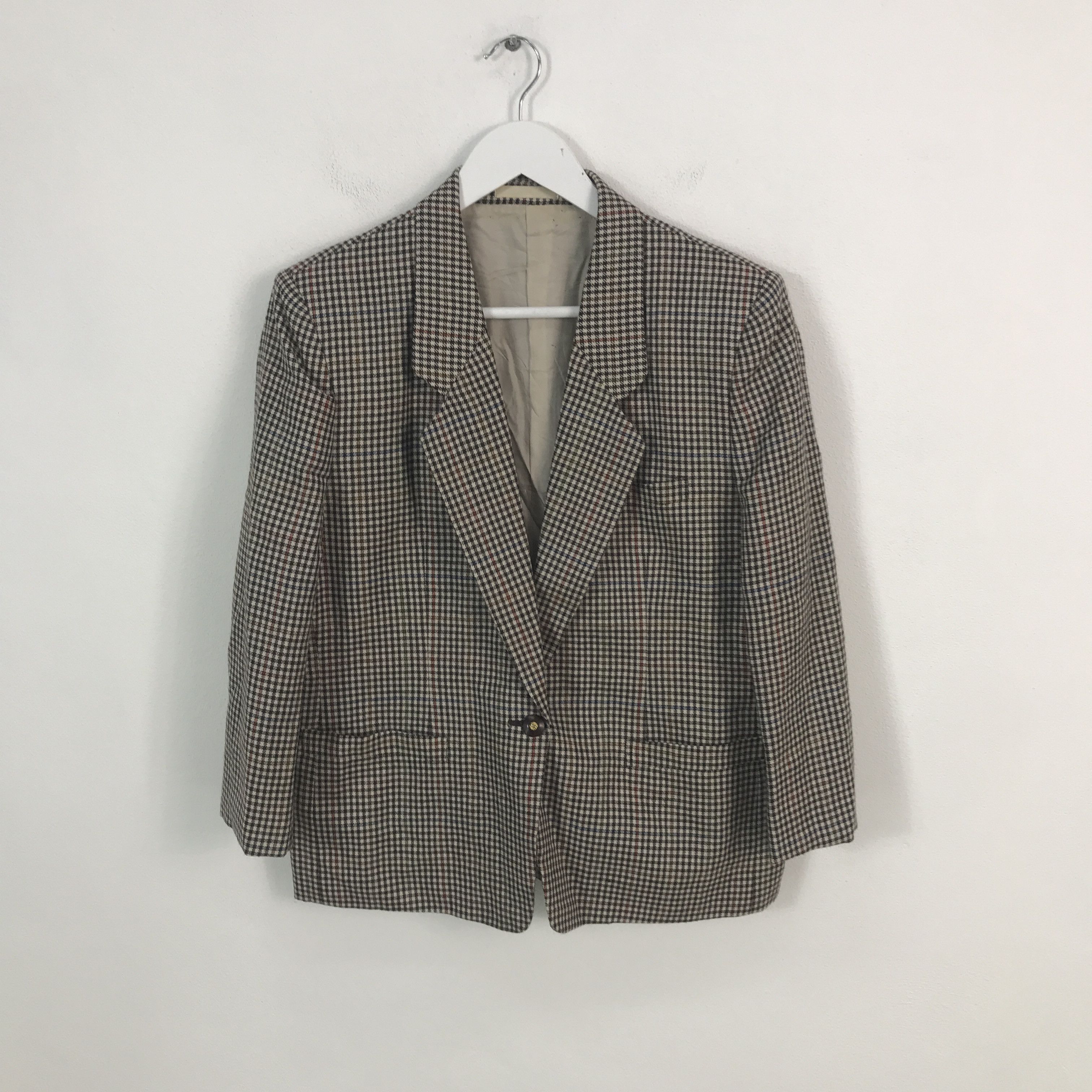 Burberry Rare Burberrys William Brown Blazer Coat Jacket Size US S / EU 44-46 / 1 - 1 Thumbnail