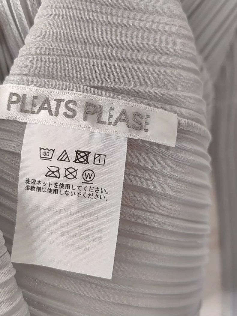Issey Miyake Issey Miyake size:3 A grey high-neck long-sleeved top Size M / US 6-8 / IT 42-44 - 8 Thumbnail