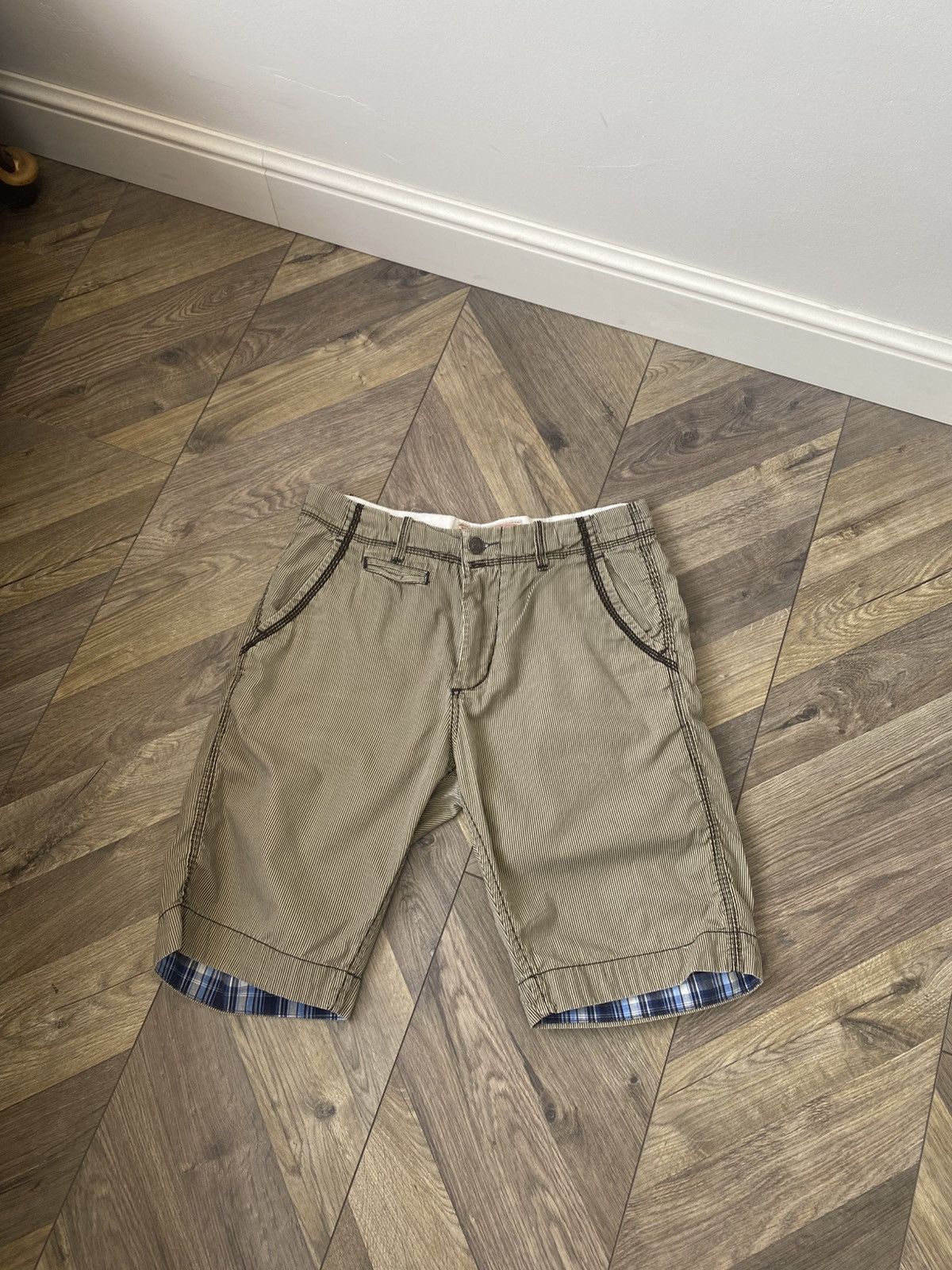 True Religion × Vintage Vintage True Religion Ricky Super T Checkerboard Shorts Size US 32 / EU 48 - 5 Thumbnail