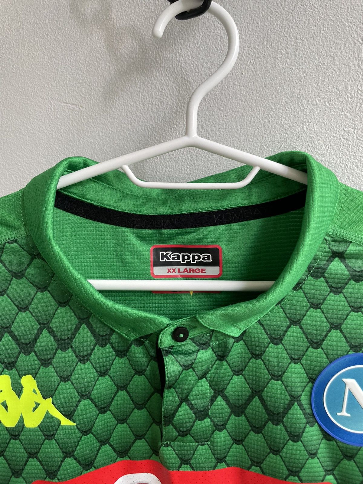 Vintage Napoli 2018 2019 Goalkeeper Home Shirt Football Soccer Jersy Size US XXL / EU 58 / 5 - 6 Thumbnail