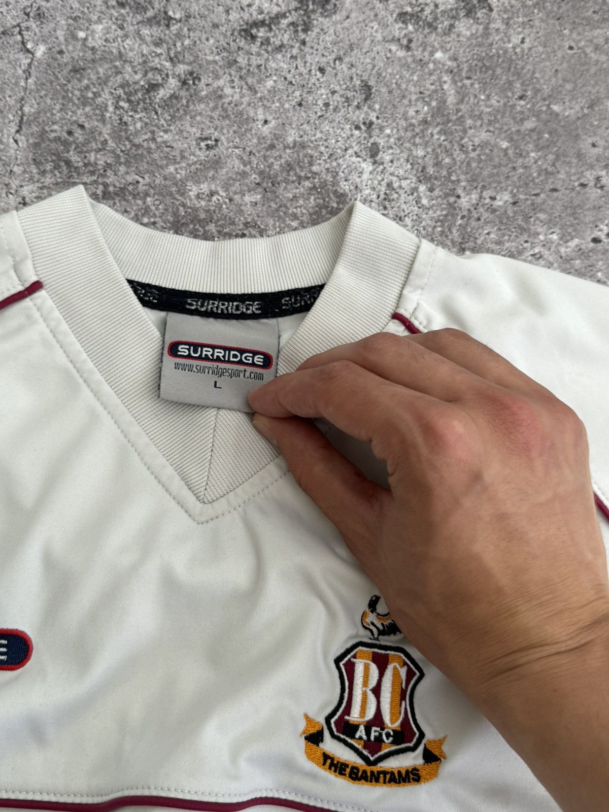 Vintage Vintage Bradford City Britain FC soccer jersey t-shirt Size US L / EU 52-54 / 3 - 11 Thumbnail