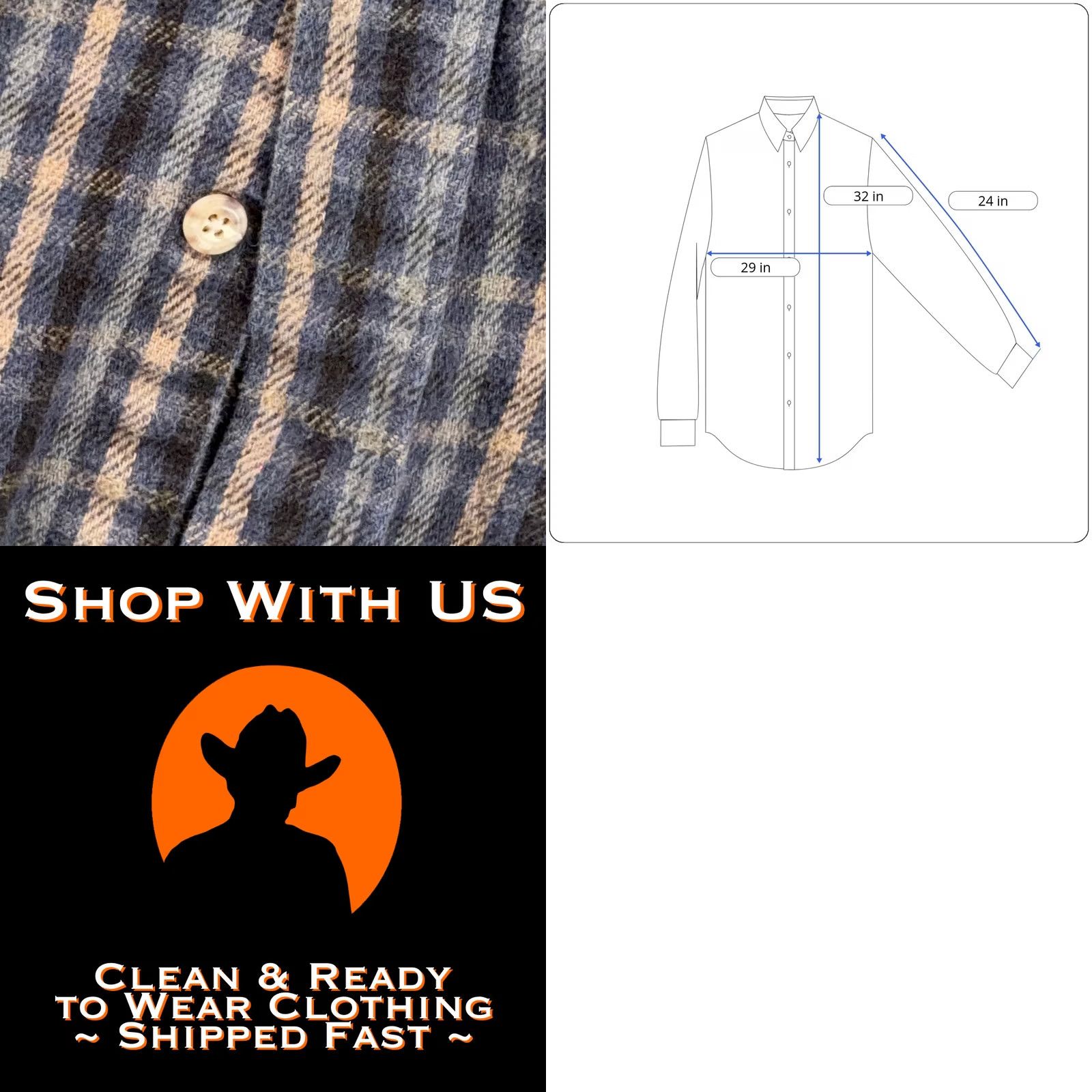 Carhartt VINTAGE Carhartt Shirt Adult 3XL XXXL Blue Brown Plaid Flannel Workwear USA 90s Size US XXL / EU 58 / 5 - 8 Thumbnail