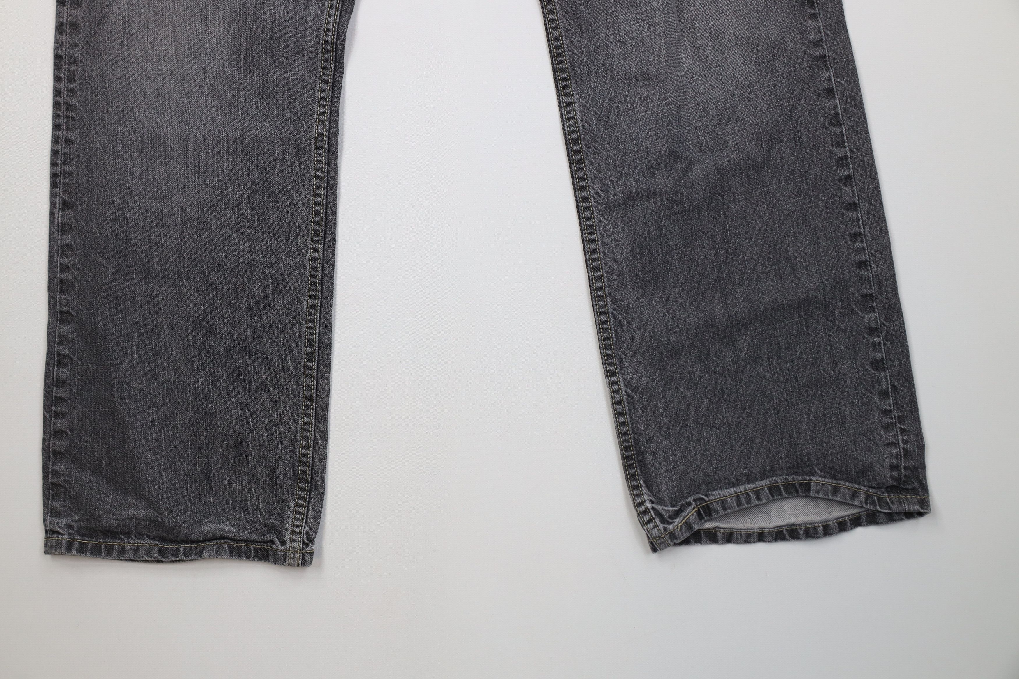 Levi's Vintage Y2K Levis 514 Straight Leg Denim Jeans Gray Cotton Size US 36 / EU 52 - 4 Thumbnail