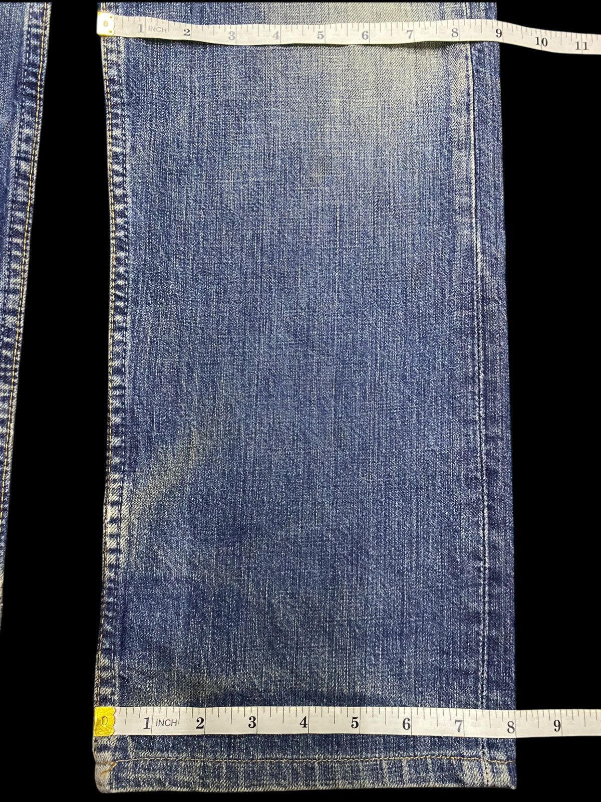 Levi's Vintage Clothing Vintage Y2K Levis 501 Blue Wash Distressed Loose Jeans Size US 30 / EU 46 - 15 Thumbnail