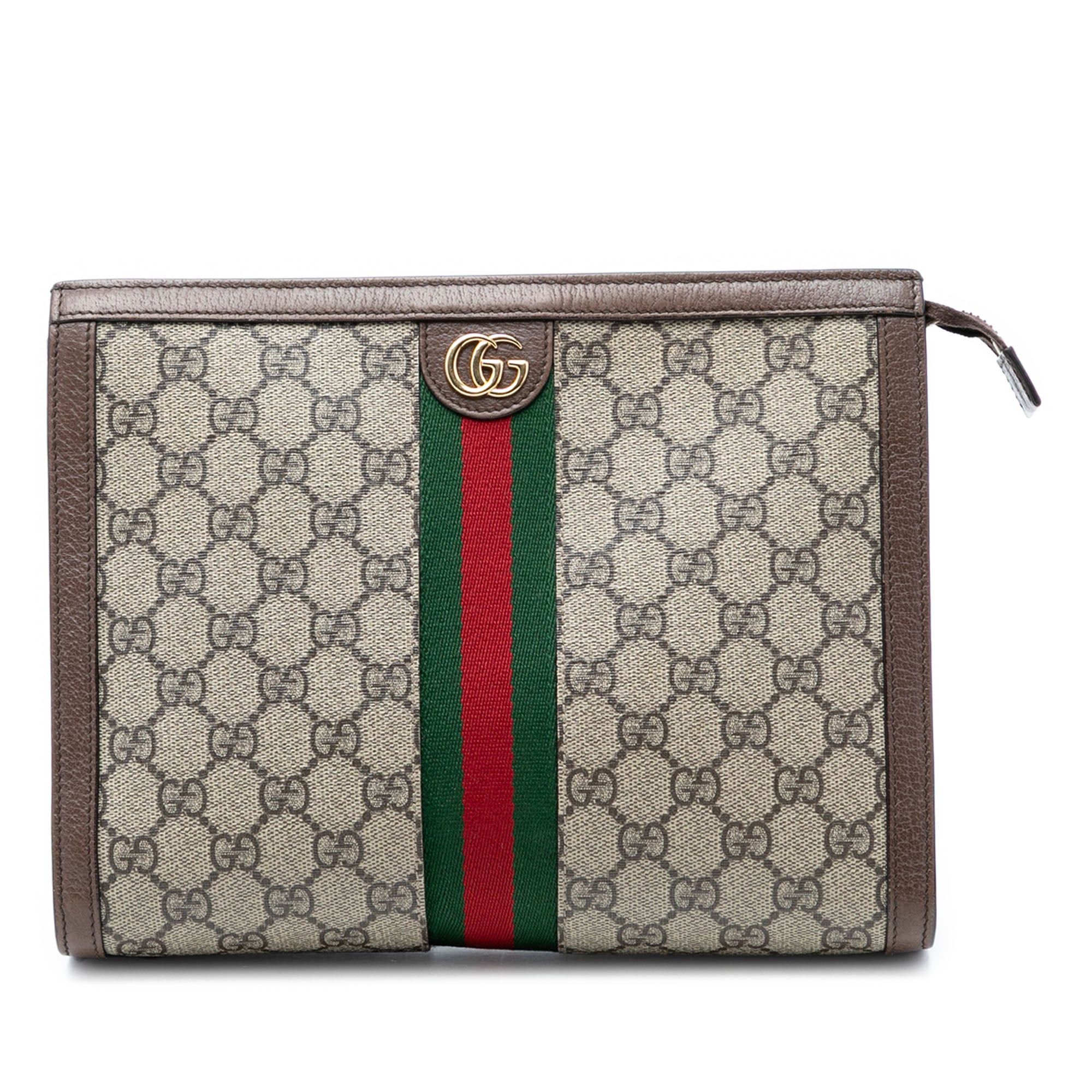 Gucci GG Supreme Web Ophidia Clutch Size ONE SIZE - 1 Thumbnail