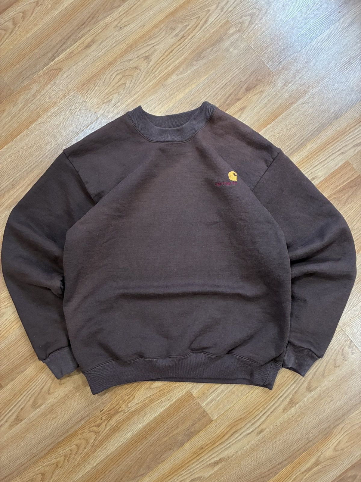 Carhartt Carhartt Thermal Lined Fleece Crewneck Sweatshirt K03 90s Size US M / EU 48-50 / 2 - 1 Thumbnail