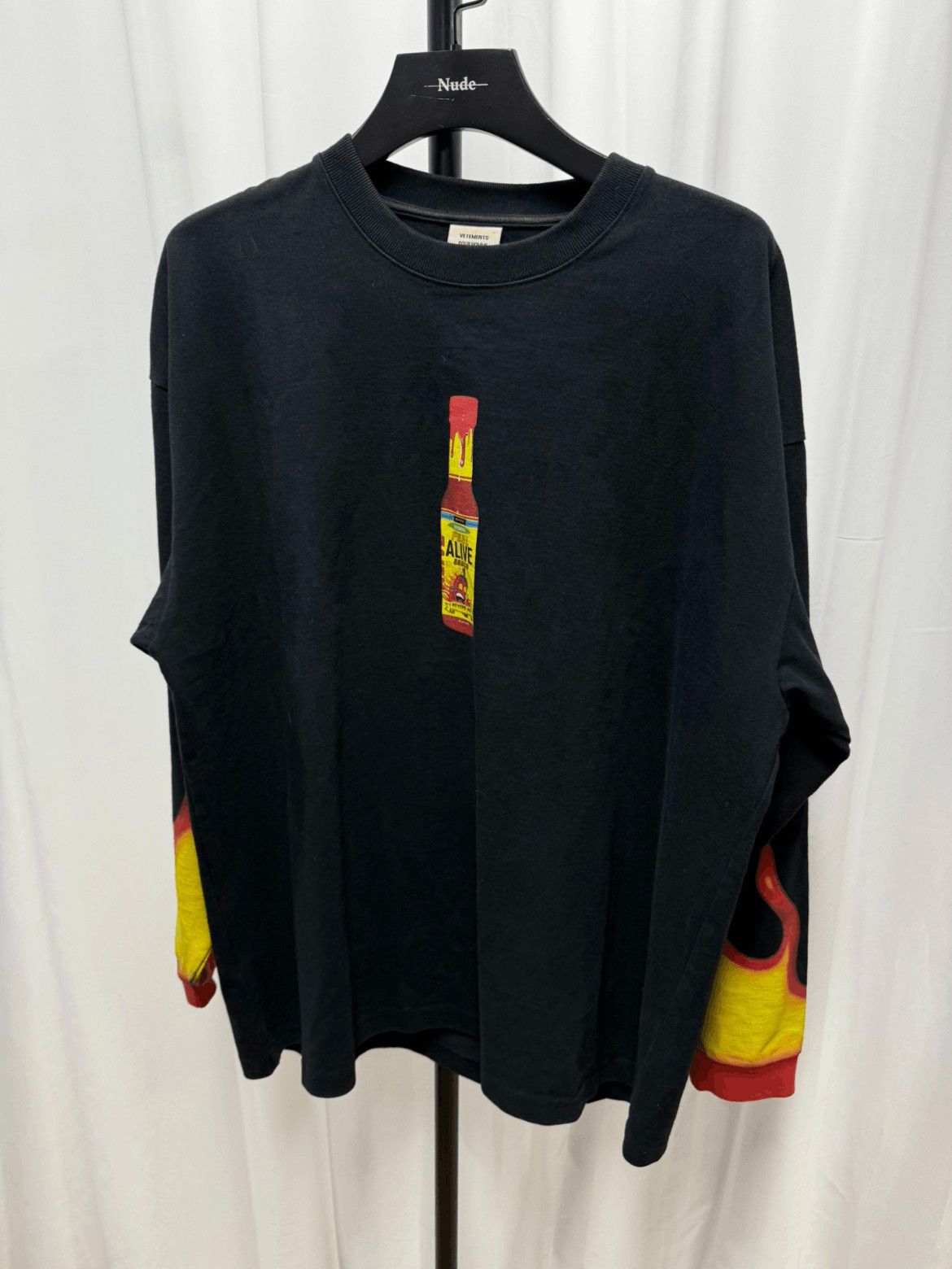 Vetements Flame Sleeves L/S Tee