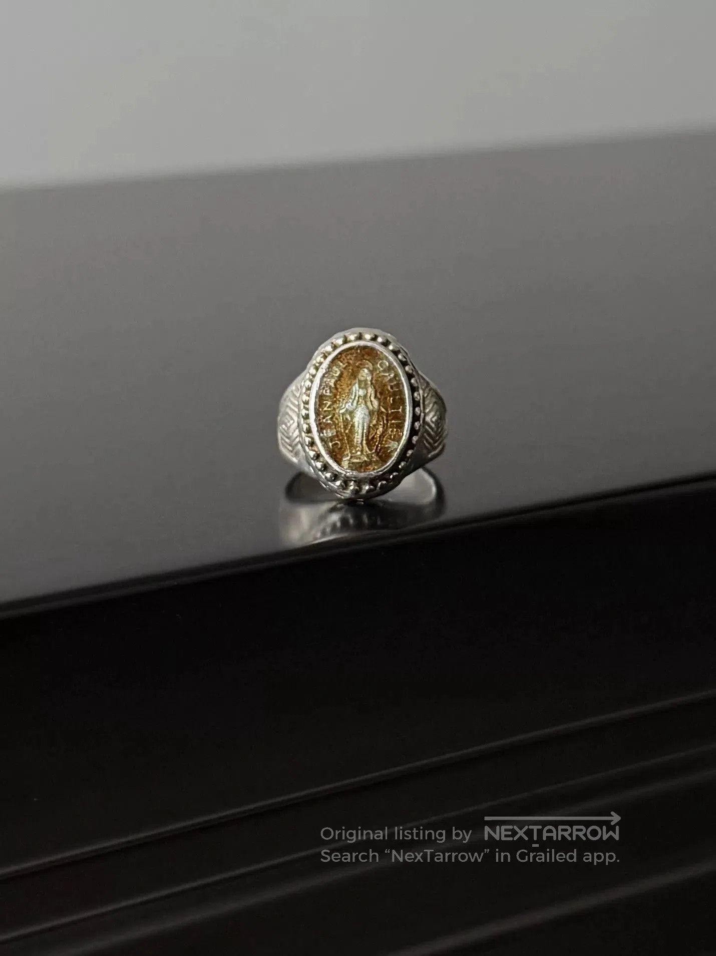 Jean Paul Gaultier Jean Paul Gaultier Virgin Mary Ring. Size ONE SIZE - 2 Thumbnail
