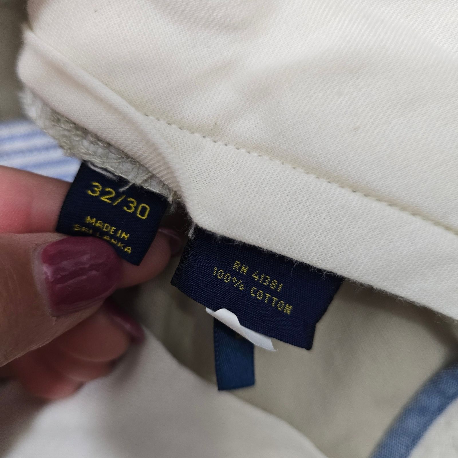 Polo Ralph Lauren Polo Ralph Lauren Classic Fit Beige Dress Pants Size 32/30 Size US 32 / EU 48 - 5 Thumbnail