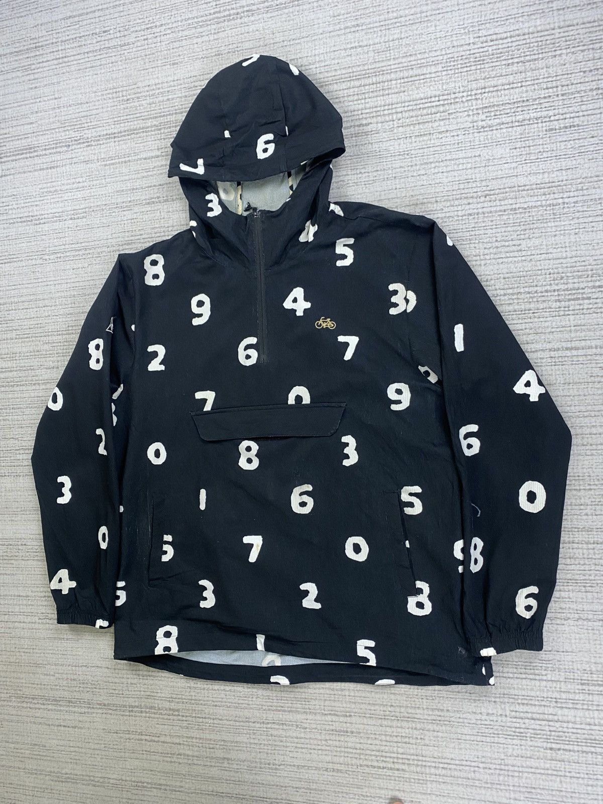 Le Coq Sportif Le Coq Sportif Number Fullprint Halfzipper Hoodie Jacket Size US L / EU 52-54 / 3 - 4 Thumbnail