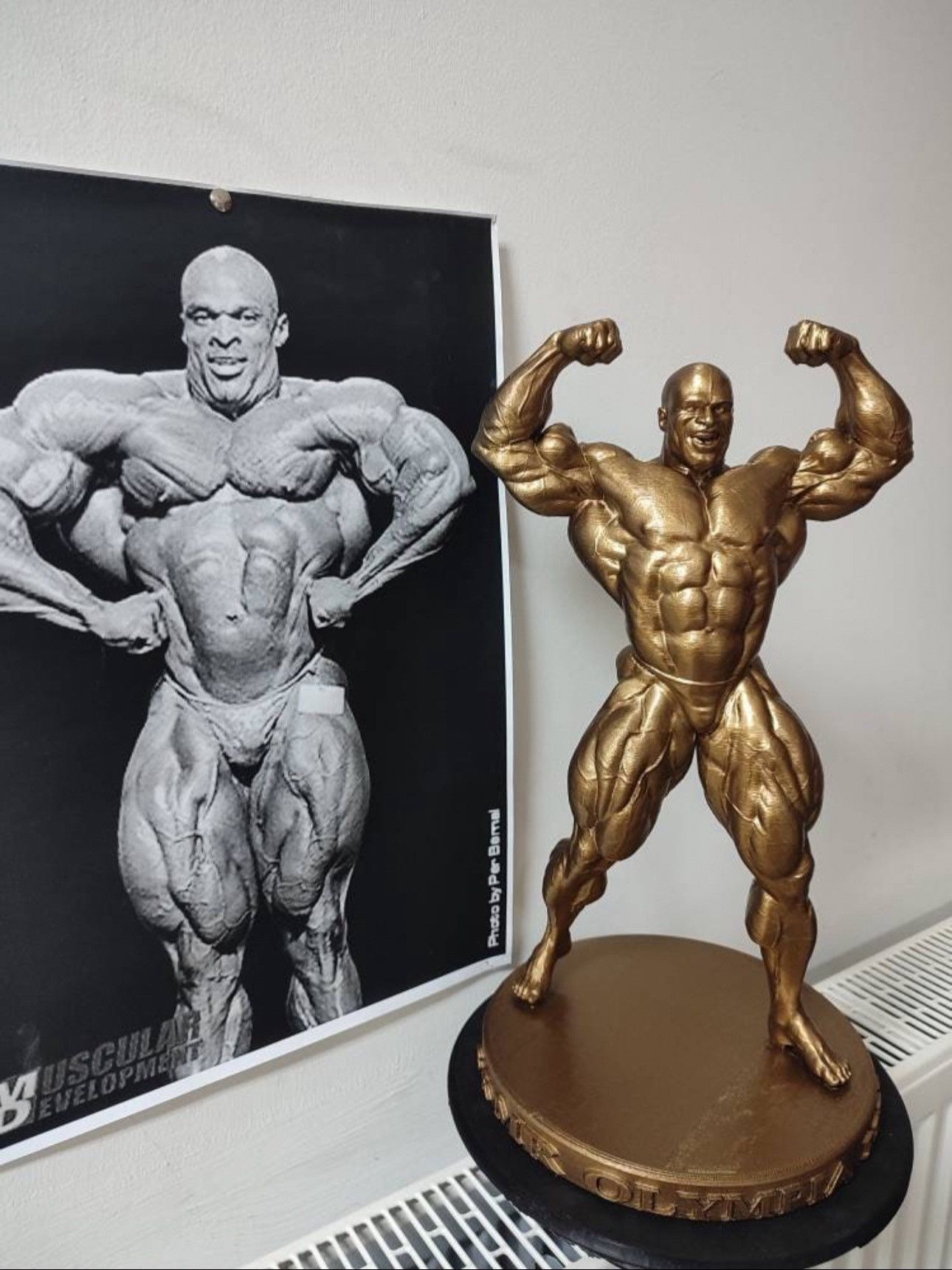 Other Gym statue Ronnie Coleman Mr Olympia 37cm Size ONE SIZE - 2 Thumbnail