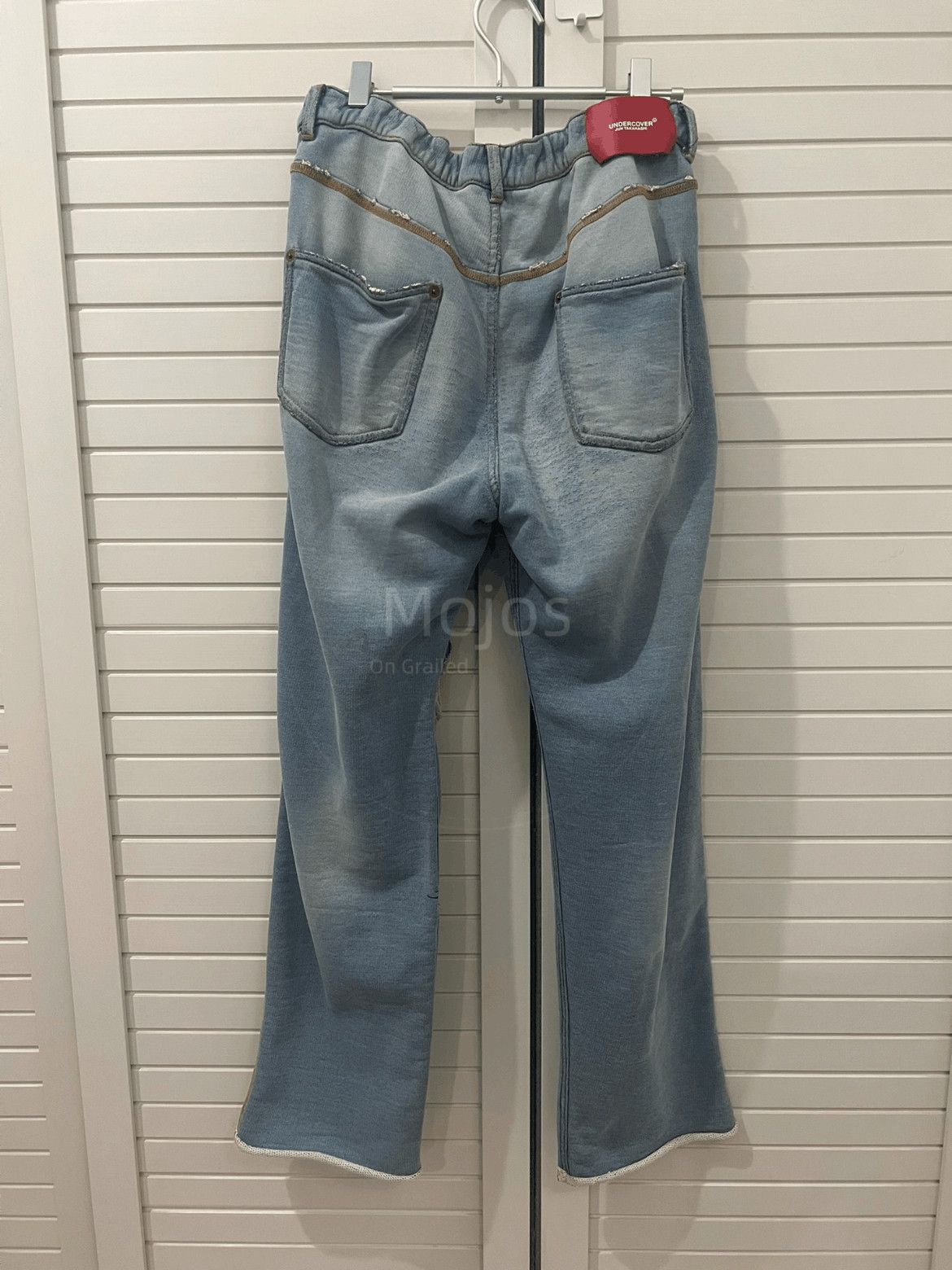 Undercover Sz 1 Undercover Denim Print Distressed Sweatpants-2508 Size US 30 / EU 46 - 2 Thumbnail