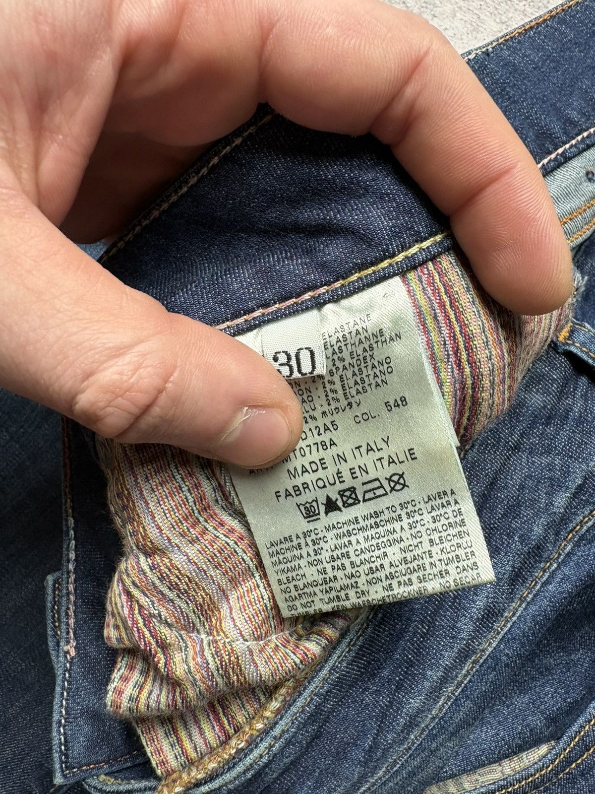 Missoni Missoni Luxury Denim Jeans Size 30" / US 8 / IT 44 - 8 Thumbnail