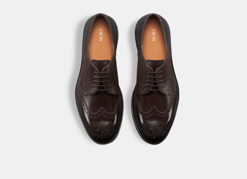 Dior o1w1db10426 3DE387 Embassy Derby Brogue Shoes in Brown Size US 12 / EU 45 - 3 Thumbnail